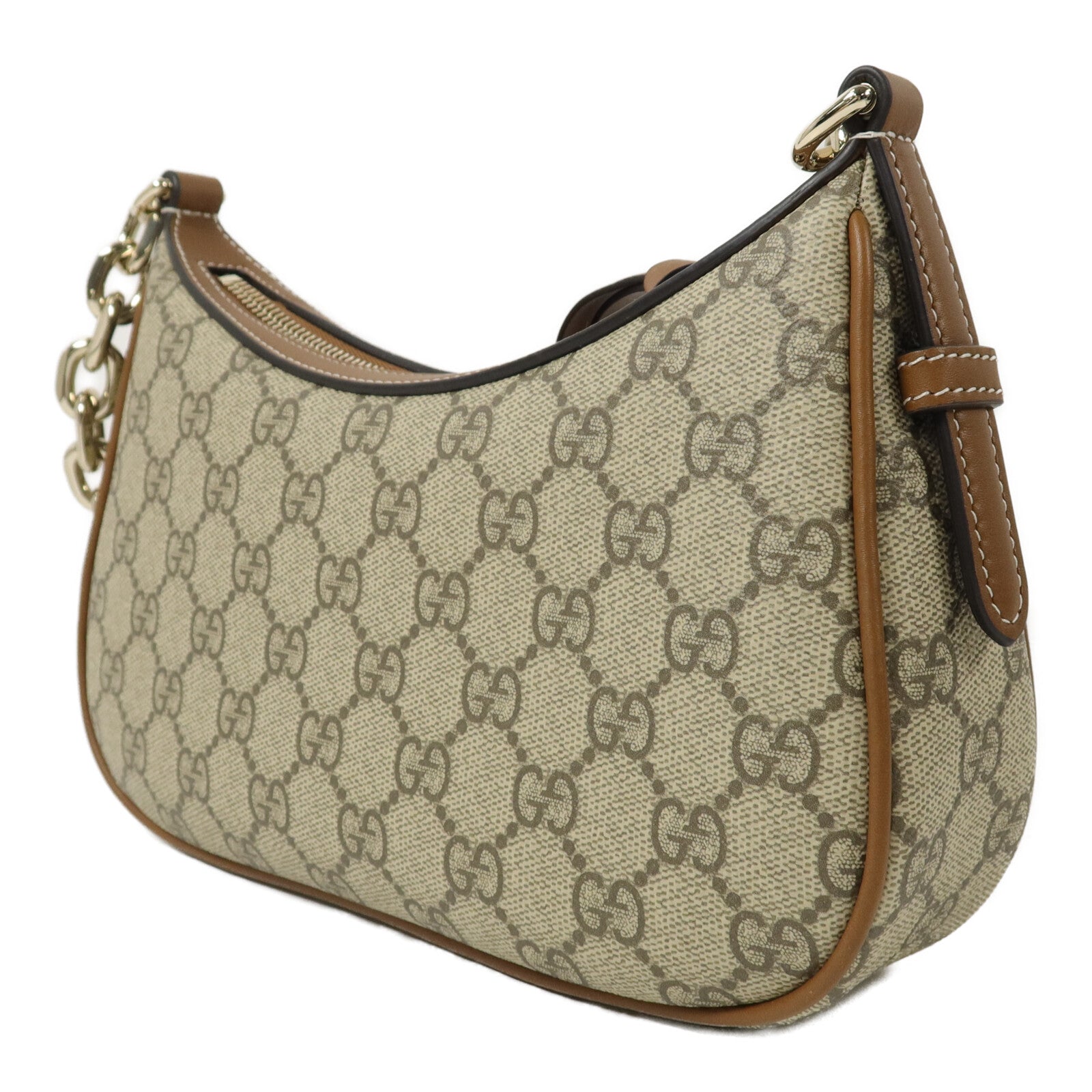 GUCCI 塗層帆布GG Emblem Small shoulder bag手挽肩背兩用袋