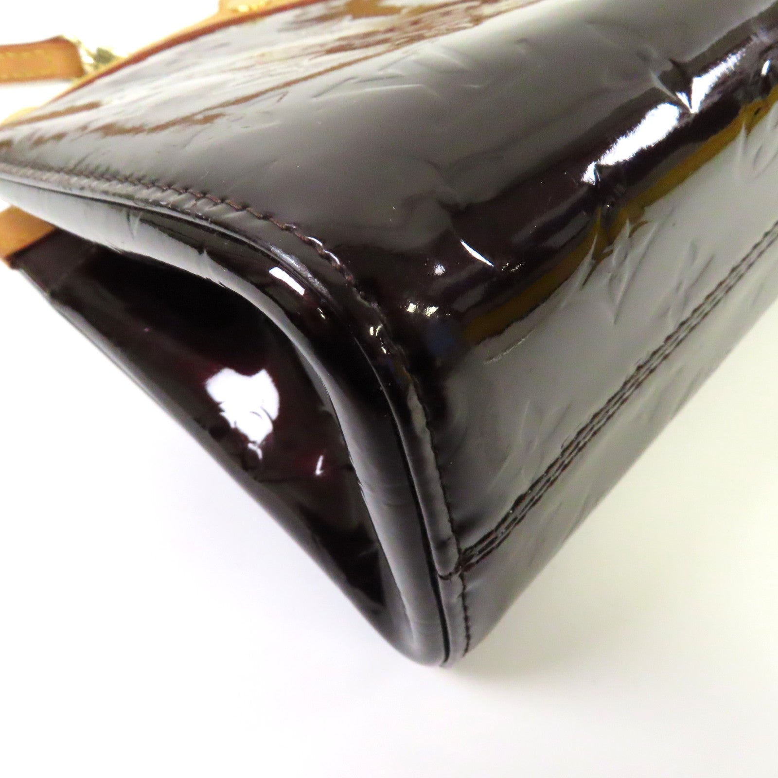 LOUIS VUITTON 【激減優惠】Monogram Vernis Roxbury Drive金扣手挽肩背兩用袋紅色