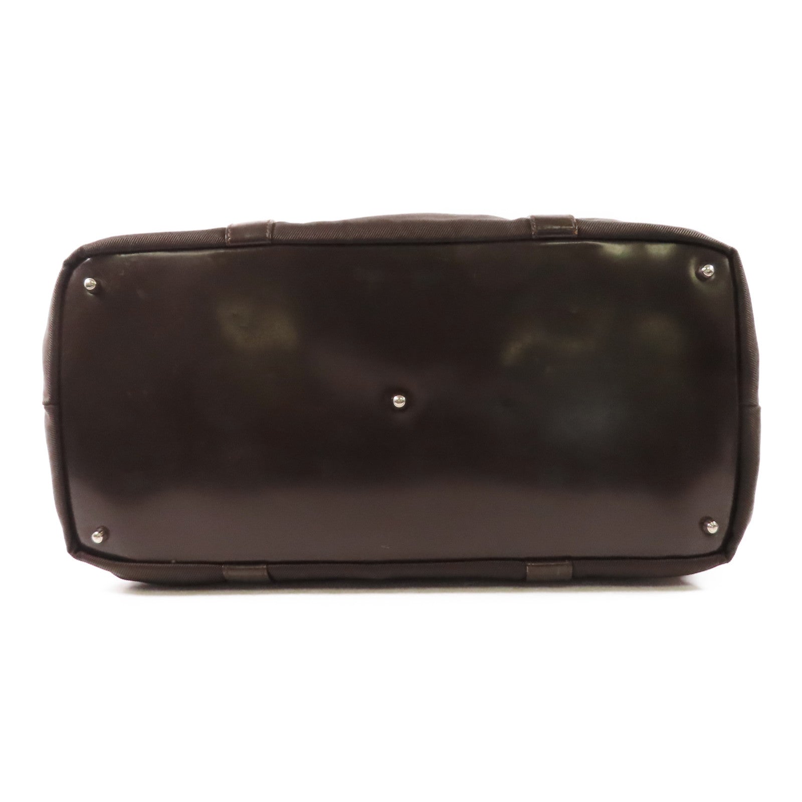 GUCCI GG SHW Tote Bag Nylon Brown