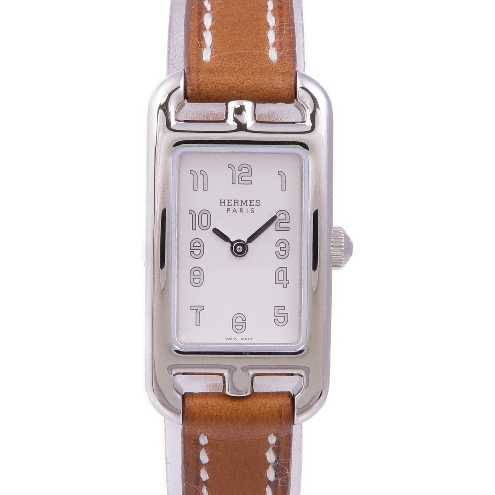 HERMES 手袋 エルメス HERMES レザー手袋 グローブ 鹿革/ラビット カデナ