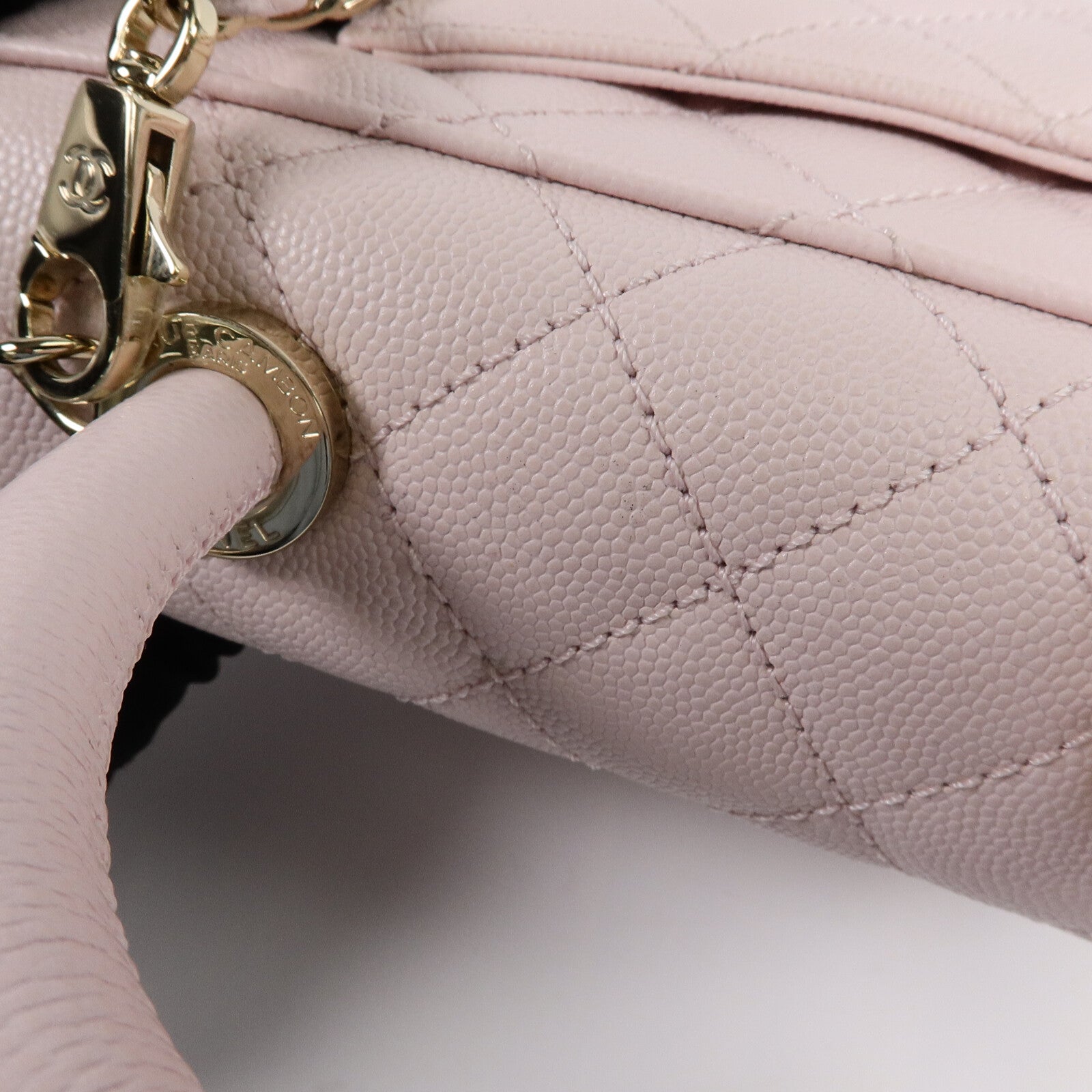 CHANEL 牛皮皮革Coco Handle Mini手挽肩背兩用袋