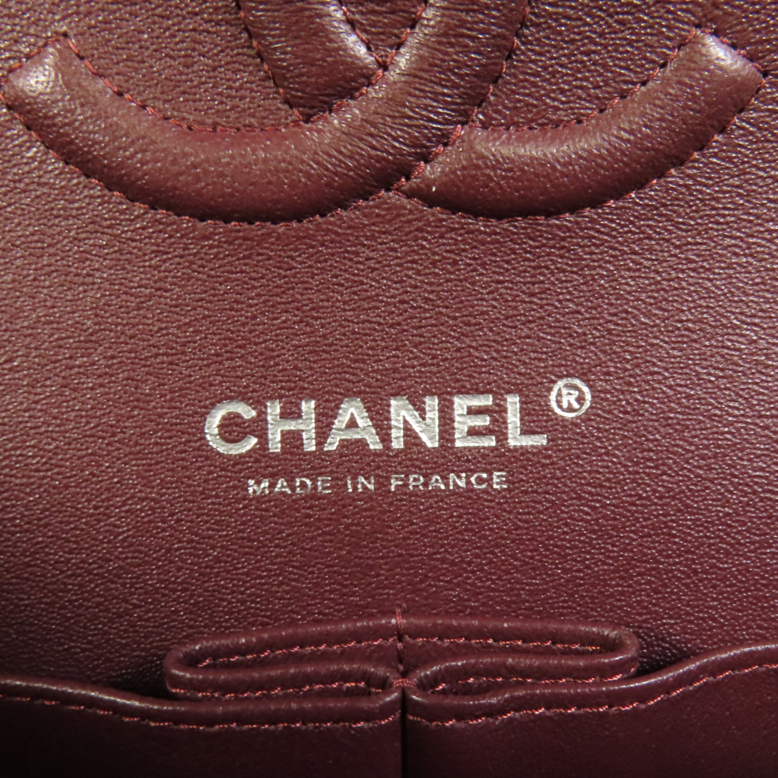 CHANEL 牛皮皮革Classic 25銀扣鏈帶肩背袋