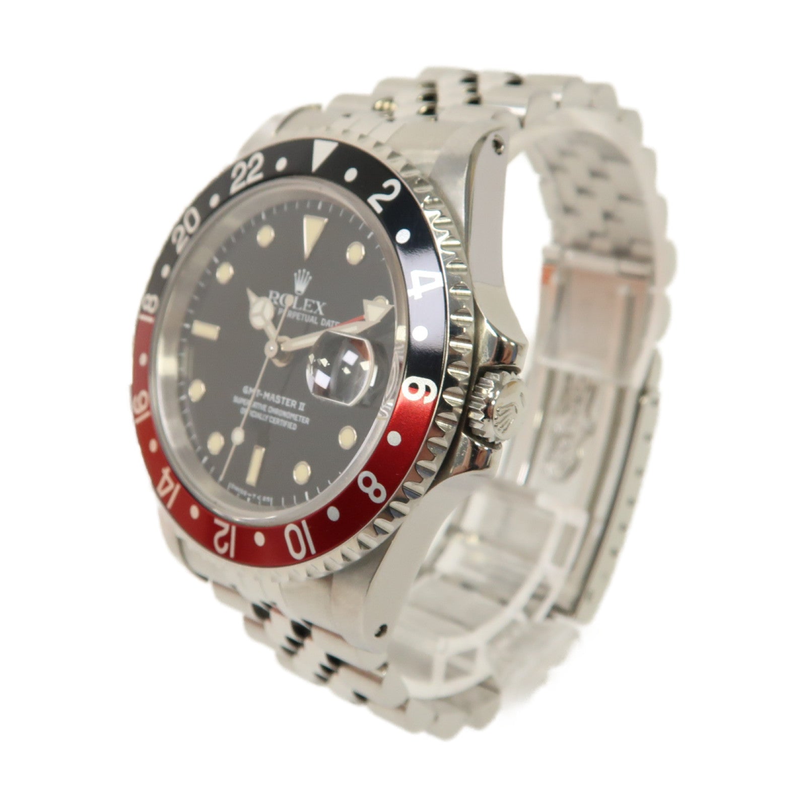 ROLEX GMT Master II不鏽鋼手錶自動機芯黑色