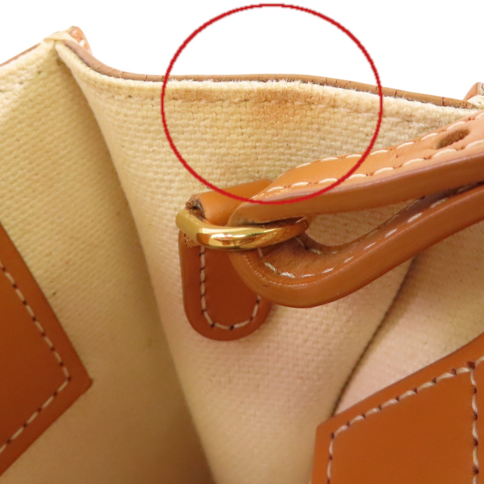 CELINE 帆布Mini Vertical Cabas 2Way Shoulder Bag金扣手挽肩背兩用袋