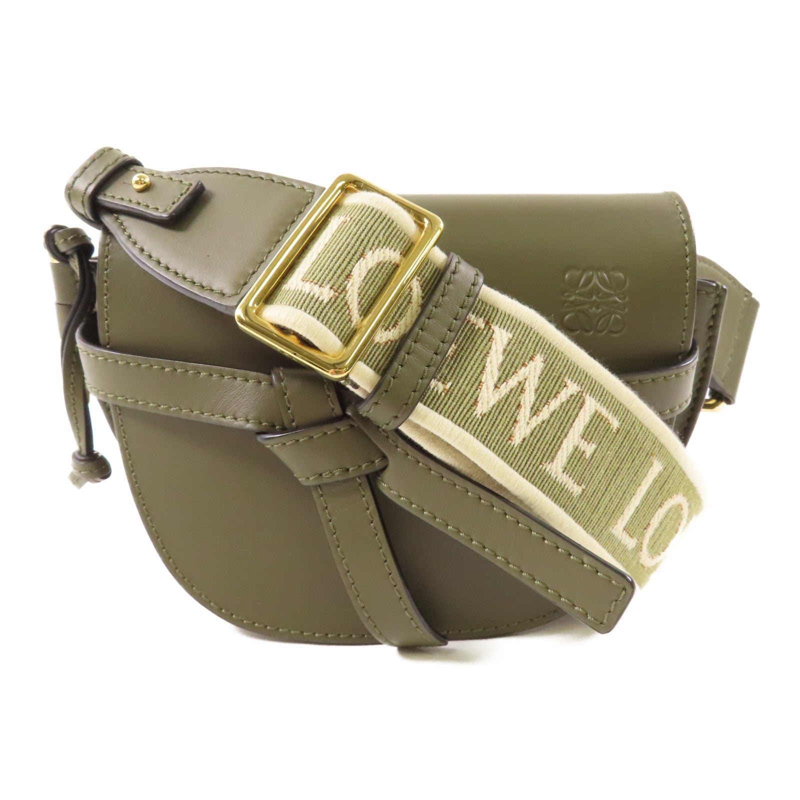 LOEWE 【激減優惠】牛皮皮革Mini Gate Dual bag肩背袋