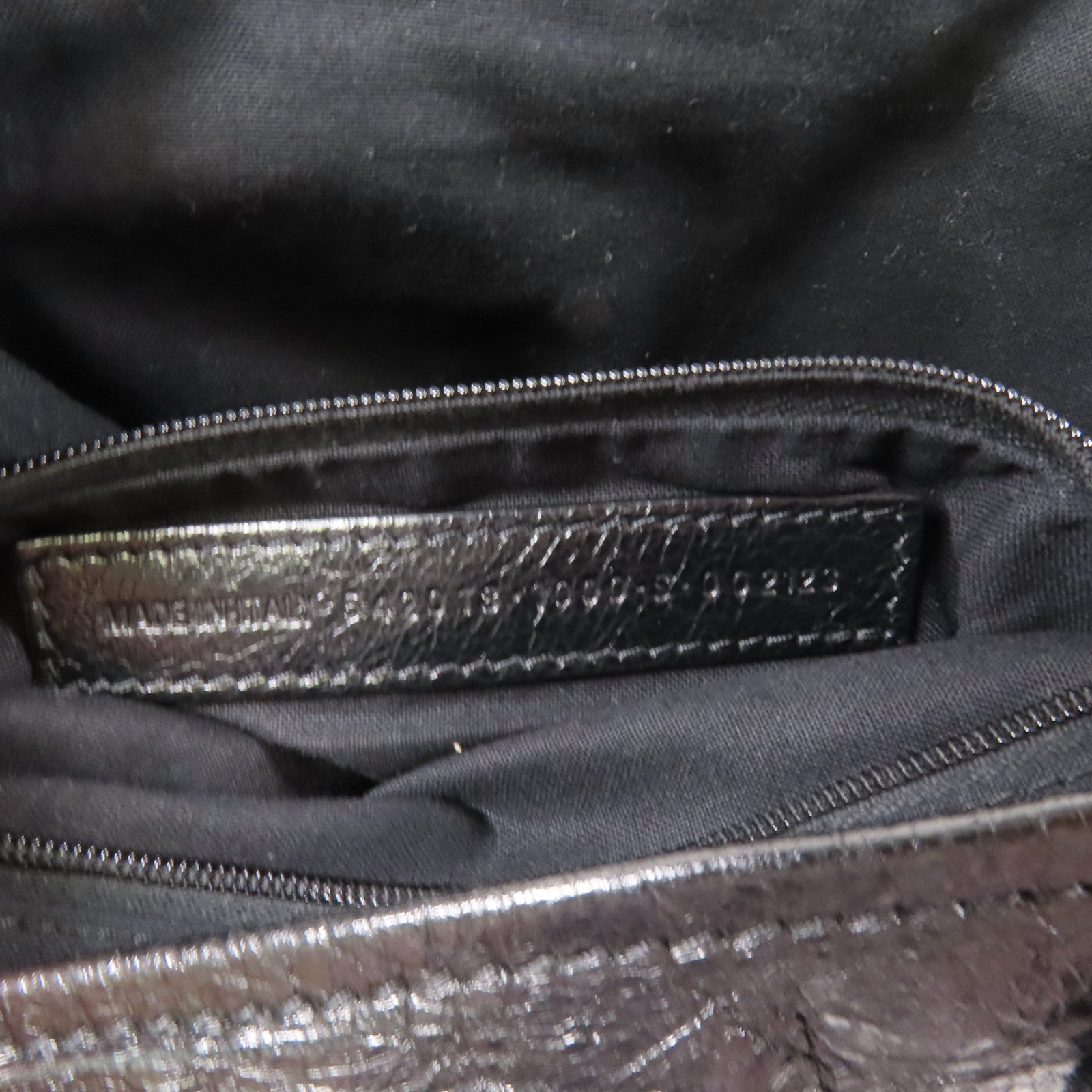 BALENCIAGA 牛皮皮革Cabas銀扣手挽肩背兩用袋