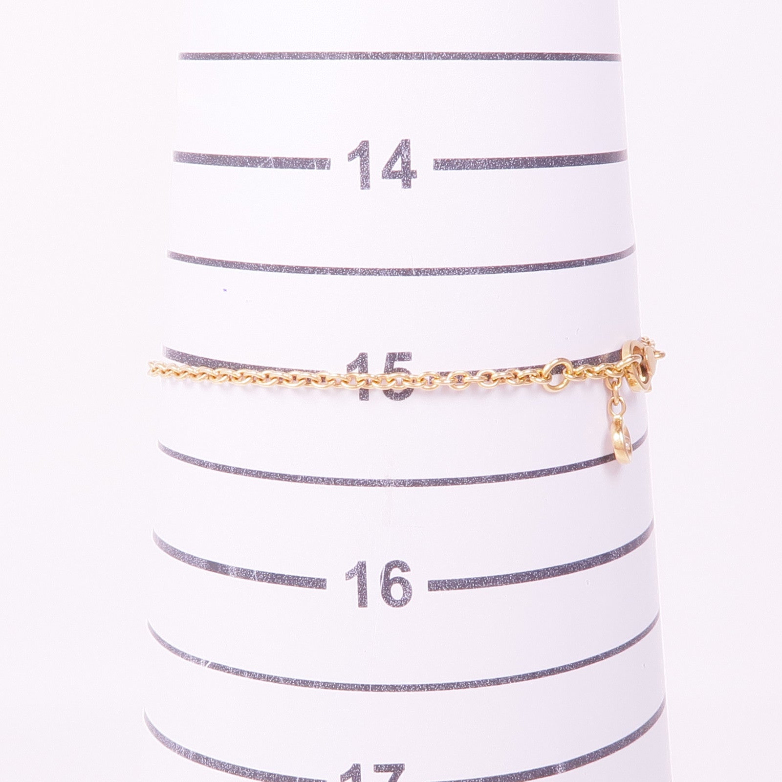 HERMES 18K玫瑰金Finesse Bracelet鑽石手鏈