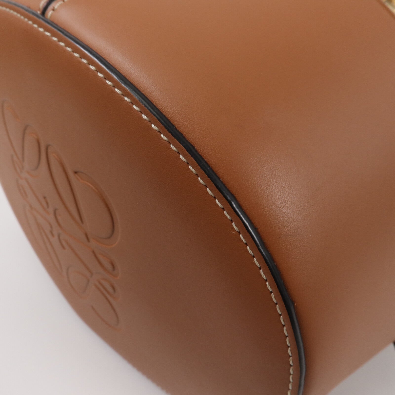 LOEWE Raffia/牛皮皮革Balloon手挽肩背兩用袋