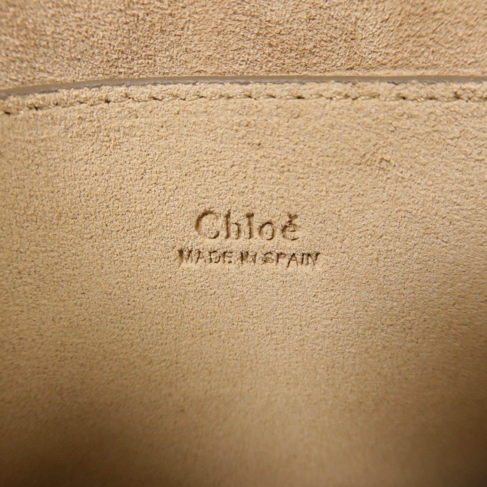 Chloe 牛皮皮革/麂皮皮革Faye肩背袋