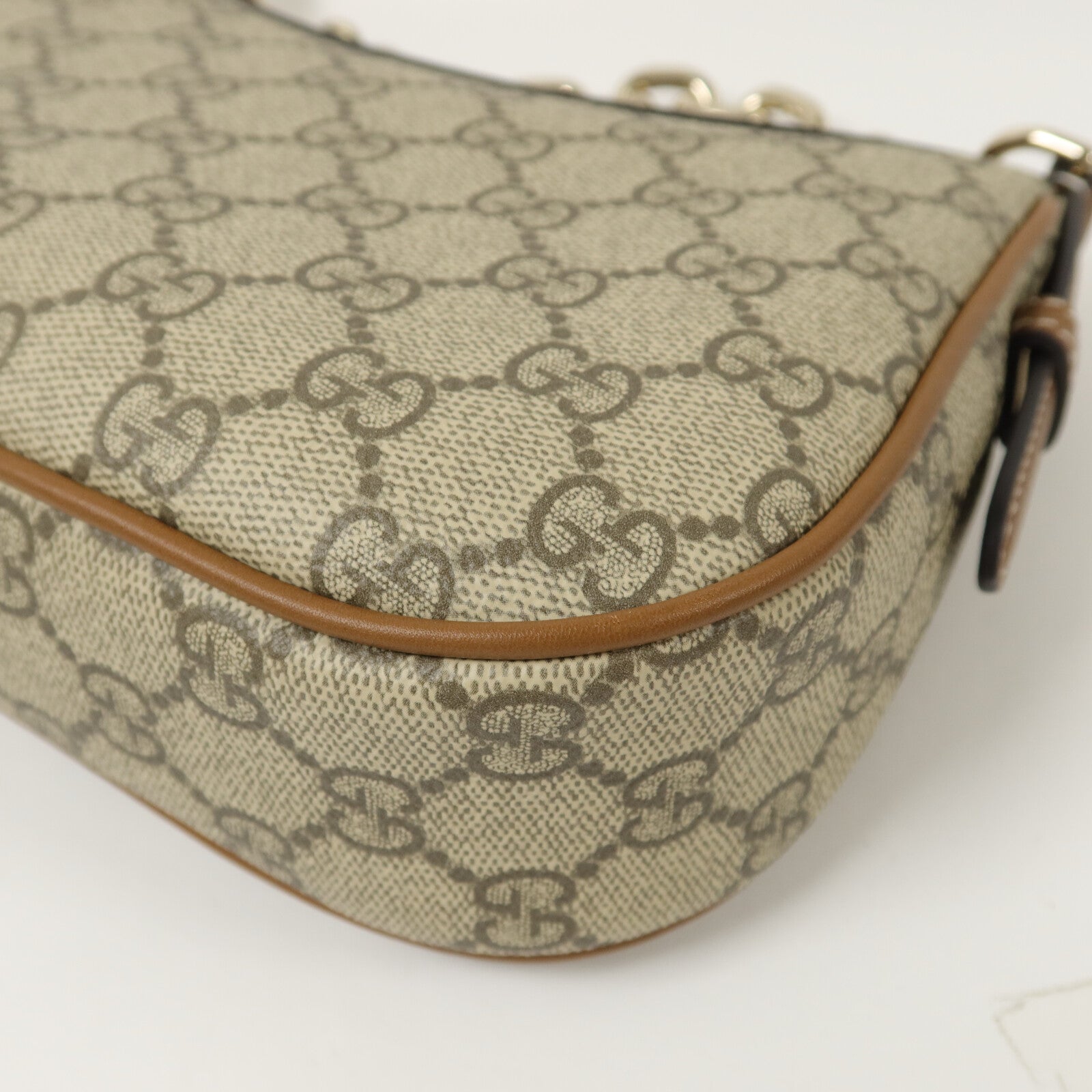 GUCCI 塗層帆布GG Emblem Small shoulder bag手挽肩背兩用袋
