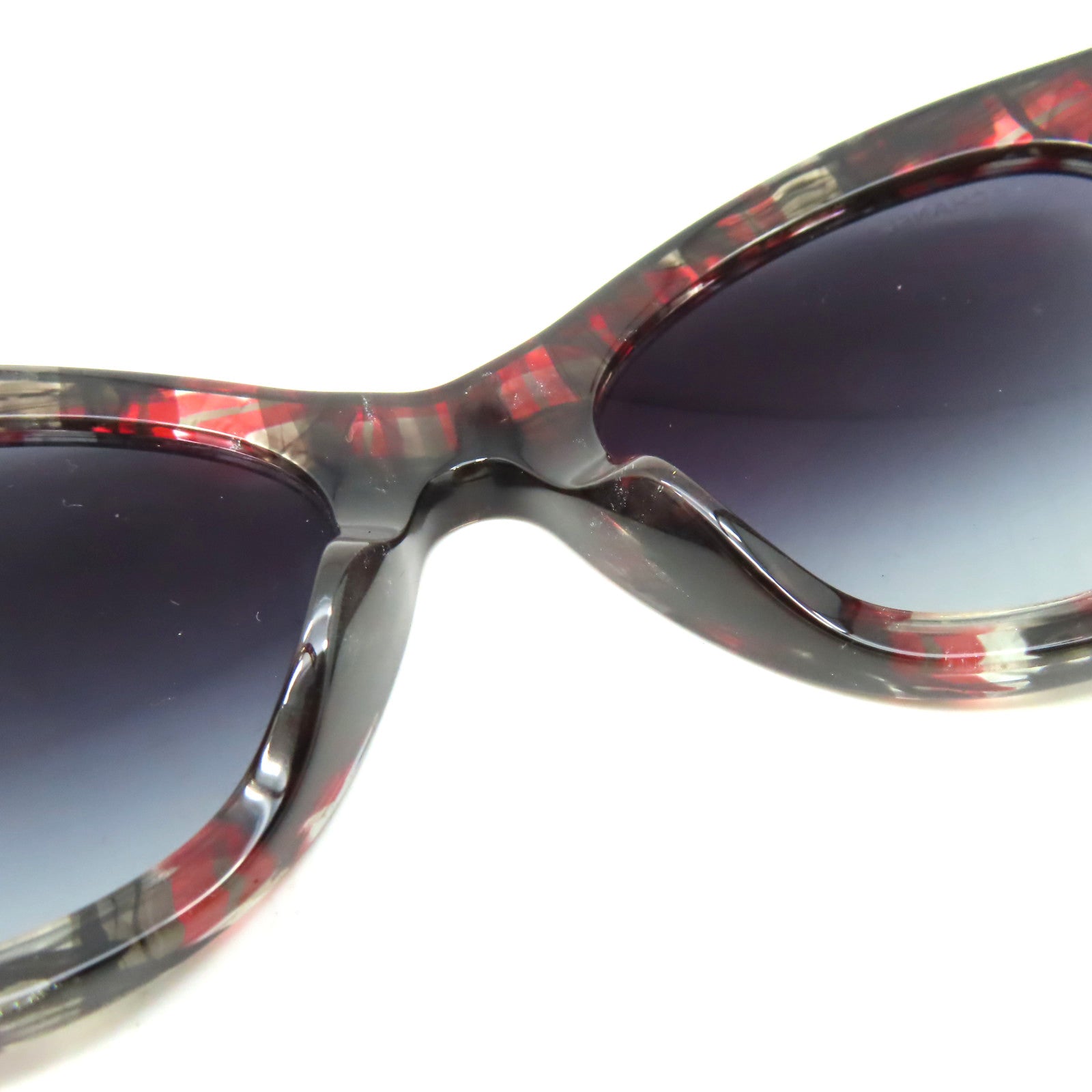 CHANEL 【激減優惠】PVC Sunglasses太陽眼鏡紅色/黑色