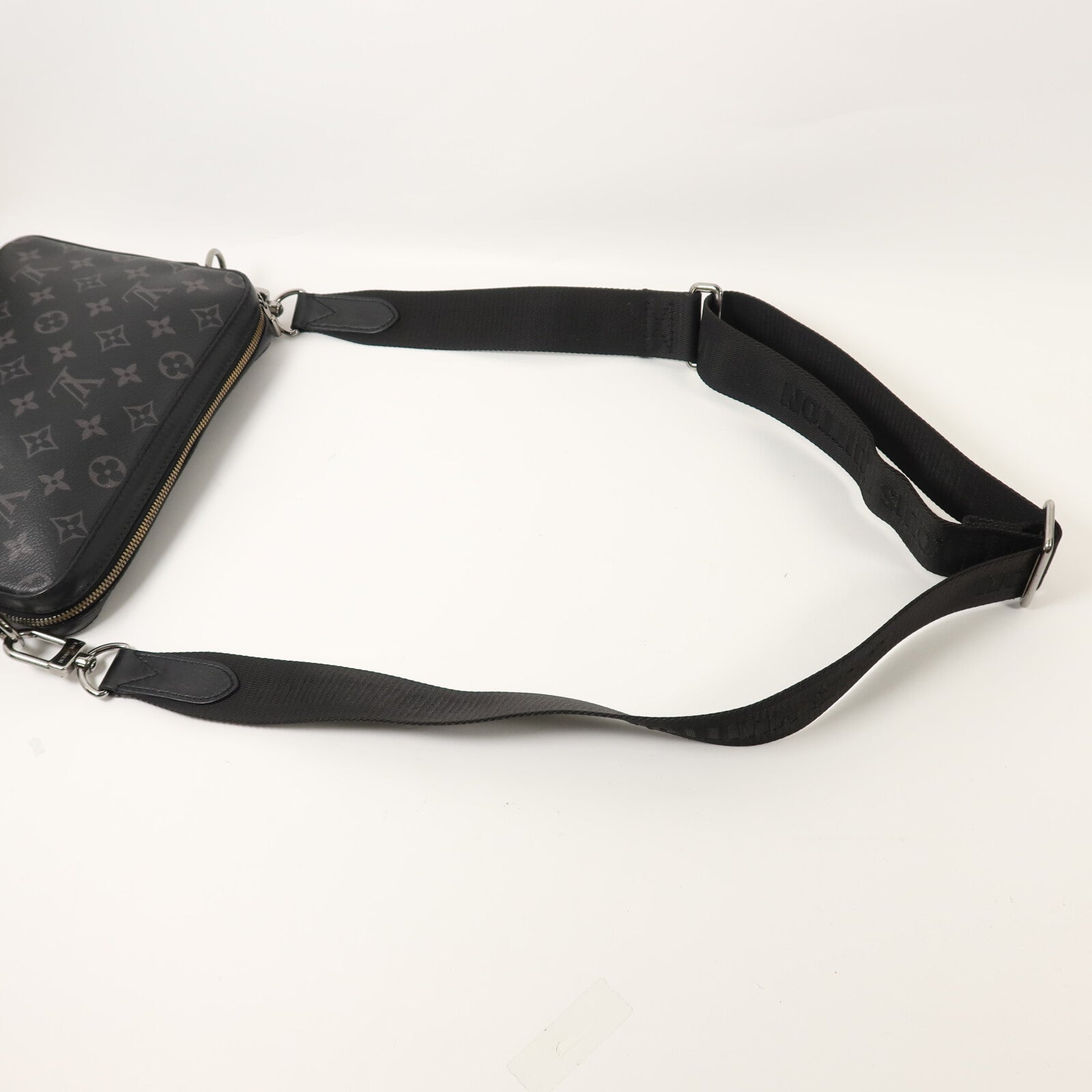 LOUIS VUITTON Monogram Eclipse Reverse Trio Messenger肩背袋