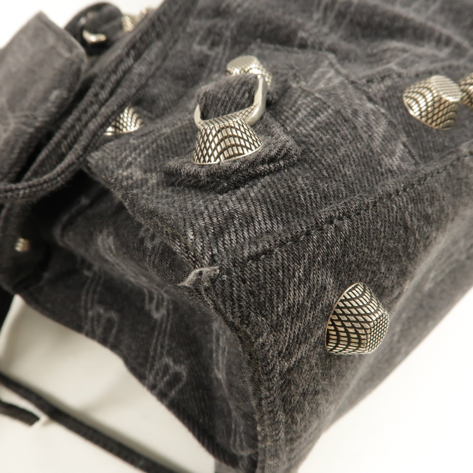 BALENCIAGA Denim Neo Cagole City手挽肩背兩用袋