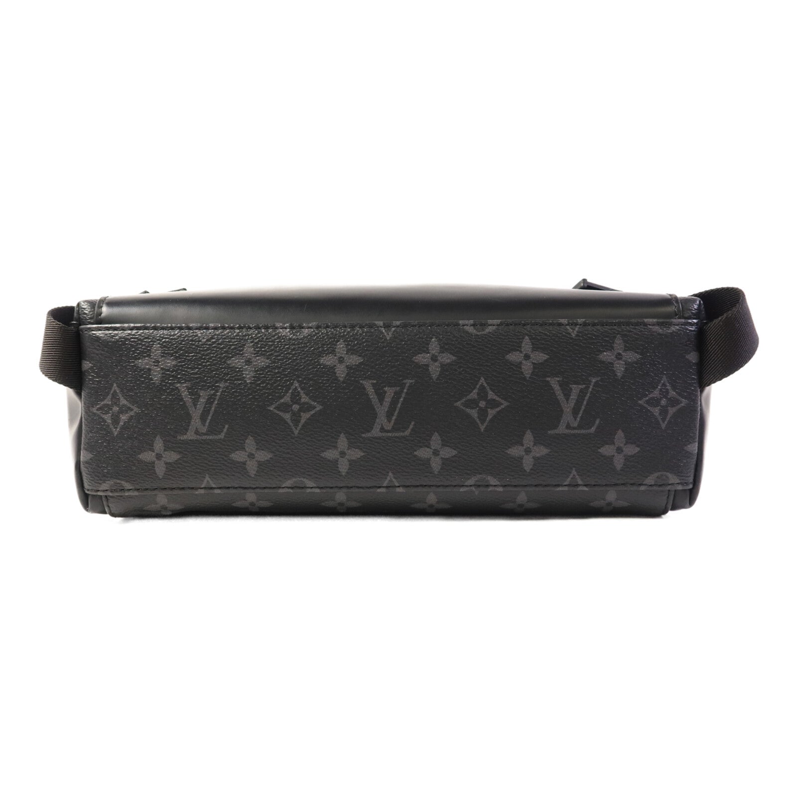 LOUIS VUITTON Monogram Eclipse Messenger PM Voyager銀扣肩背袋