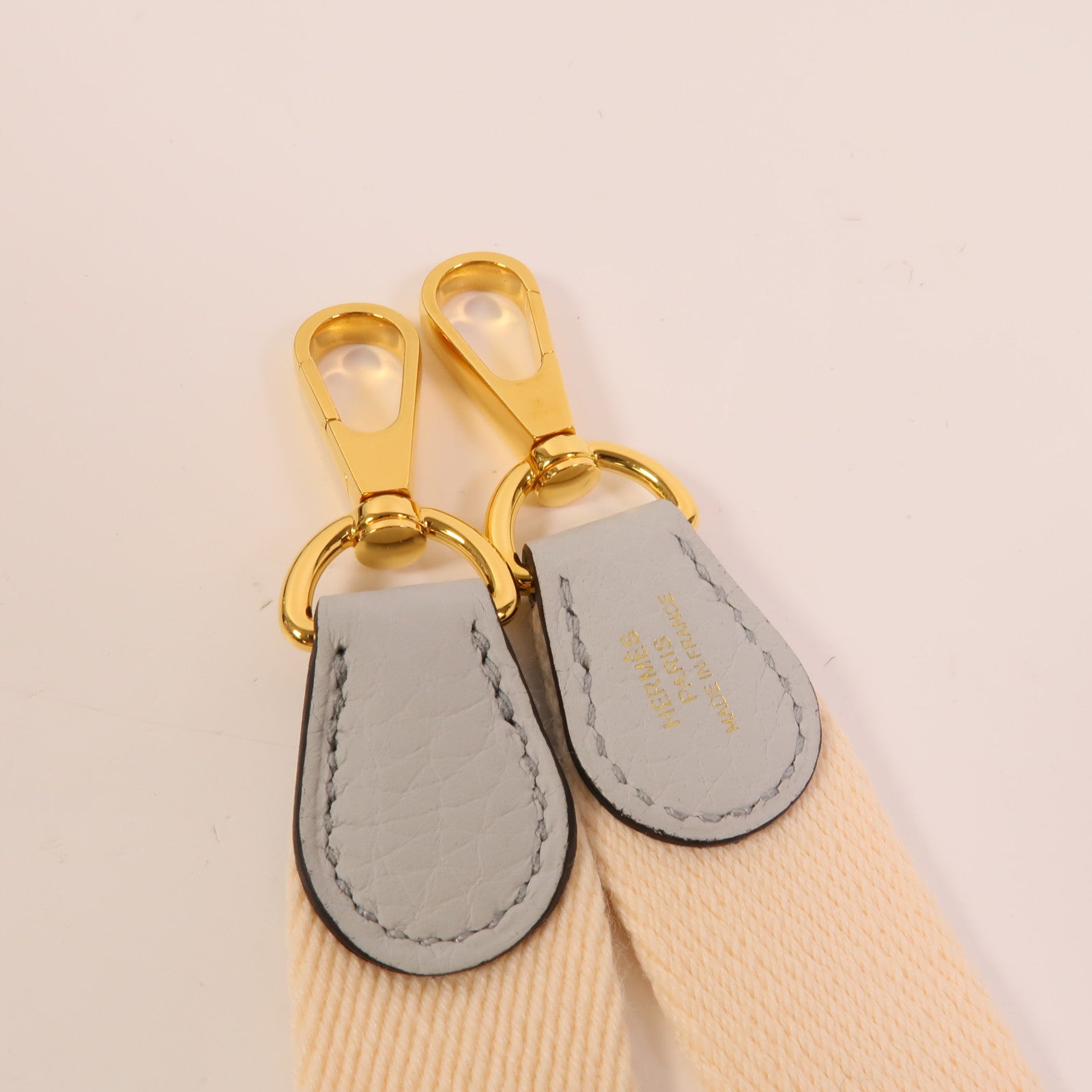 HERMES Clemence皮革Evelyne TPM肩背袋Bleu Glacier