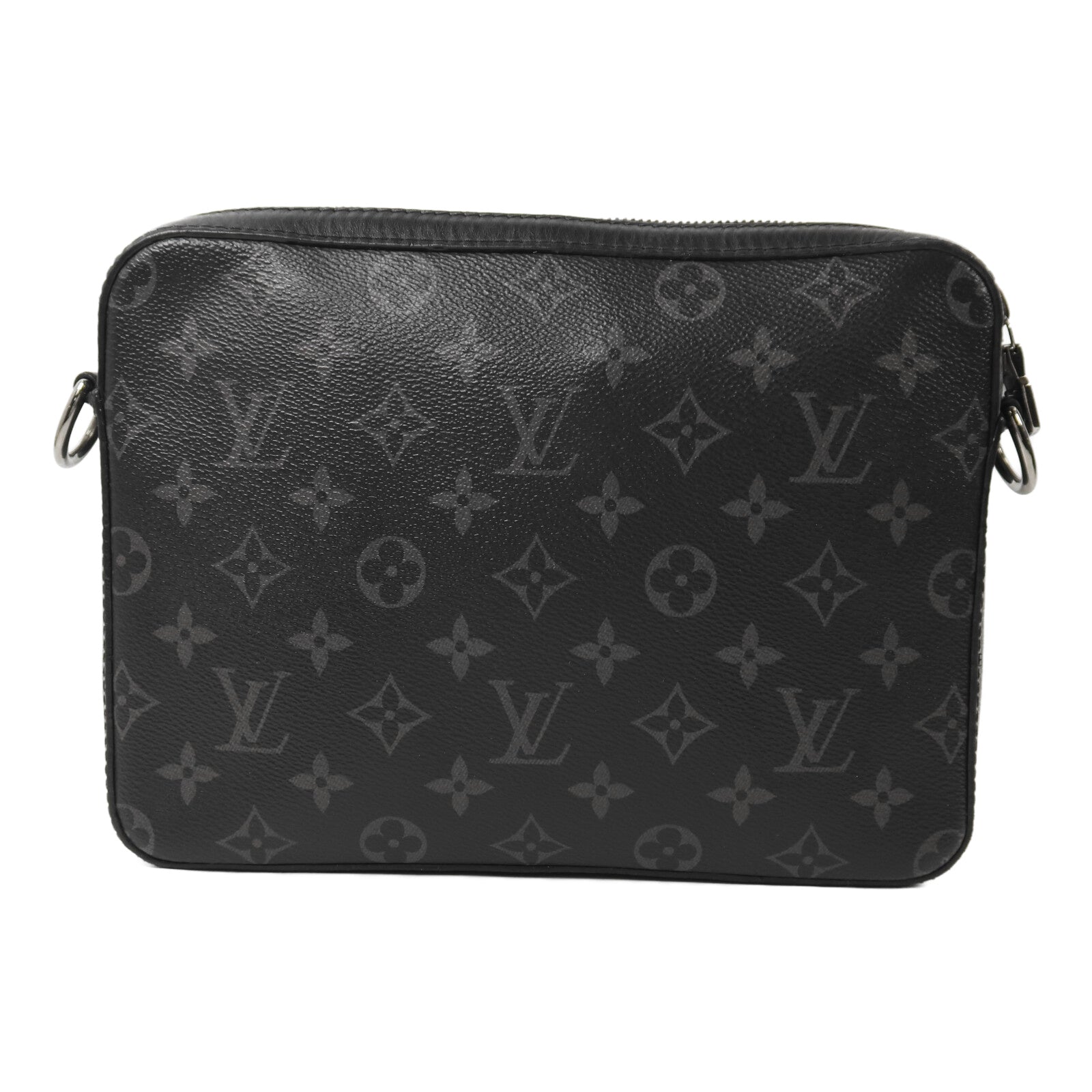 LOUIS VUITTON Monogram Eclipse Reverse Trio Messenger肩背袋