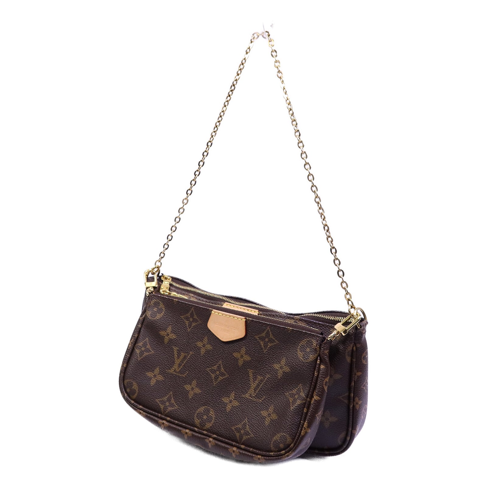 LOUIS VUITTON Monogram Multi Pochette Accessoires金扣肩背袋