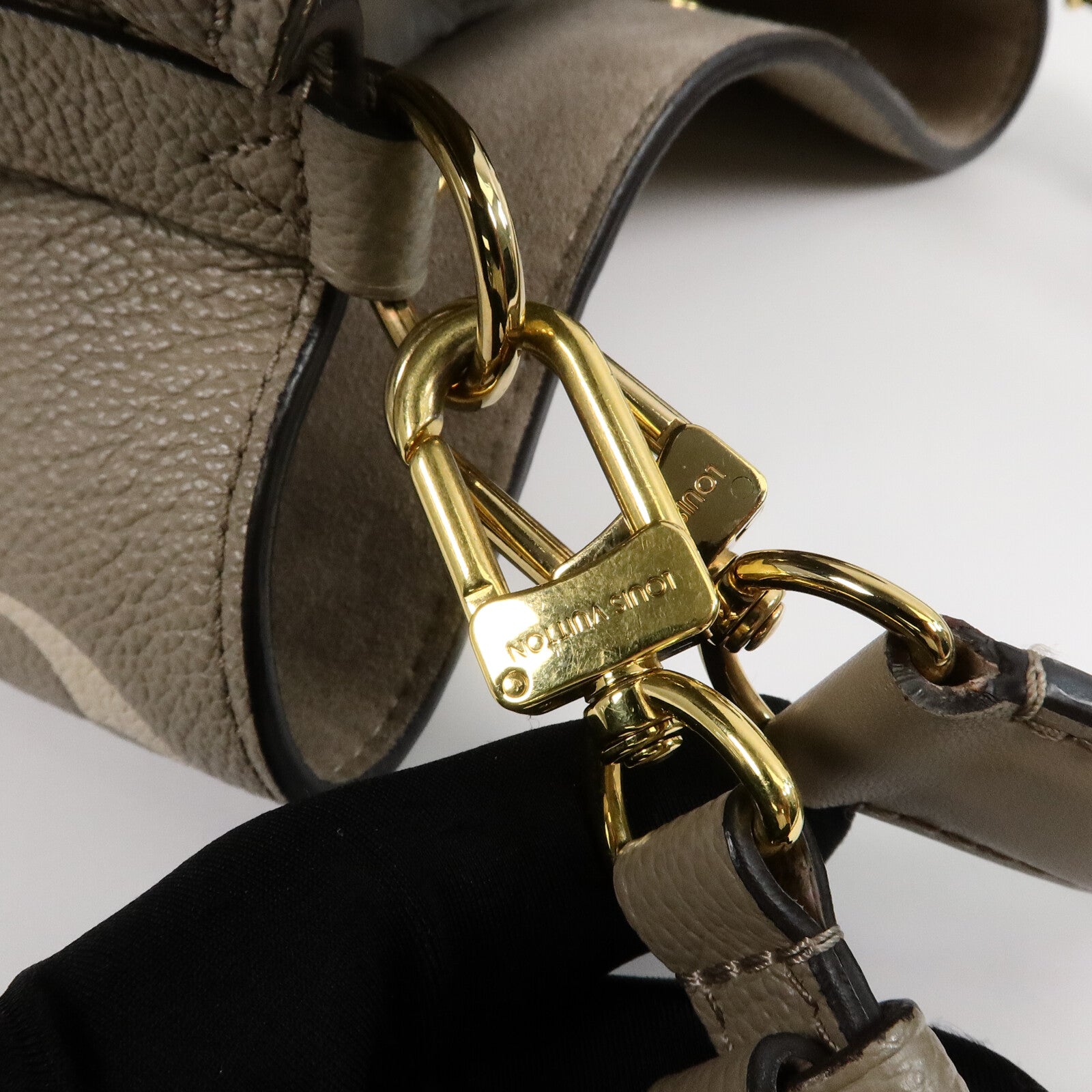 LOUIS VUITTON Monogram Empreinte Neo Noe MM手挽肩背兩用袋