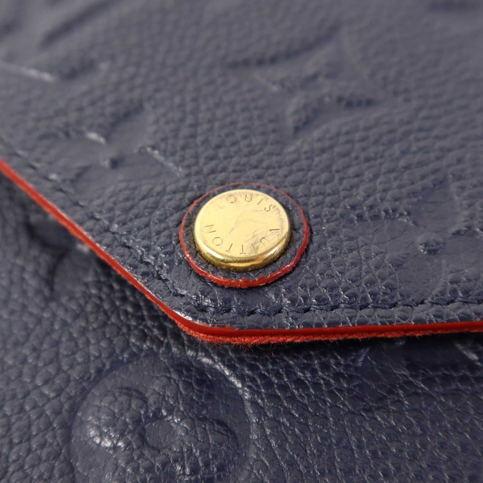 LOUIS VUITTON Monogram Empreinte Pochette Felicie金扣肩背袋