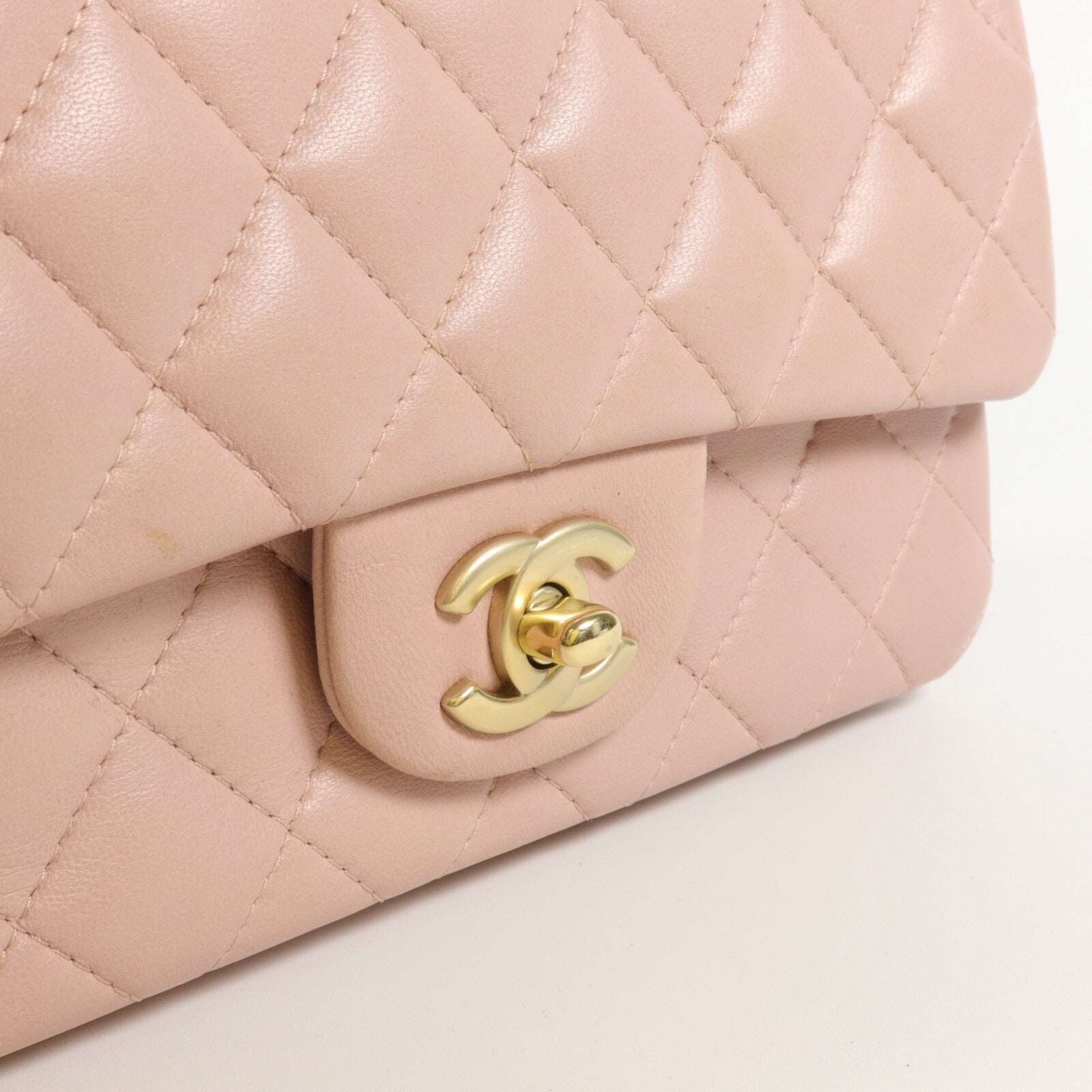 CHANEL 羊皮皮革Mini Classic 20鏈帶肩背袋