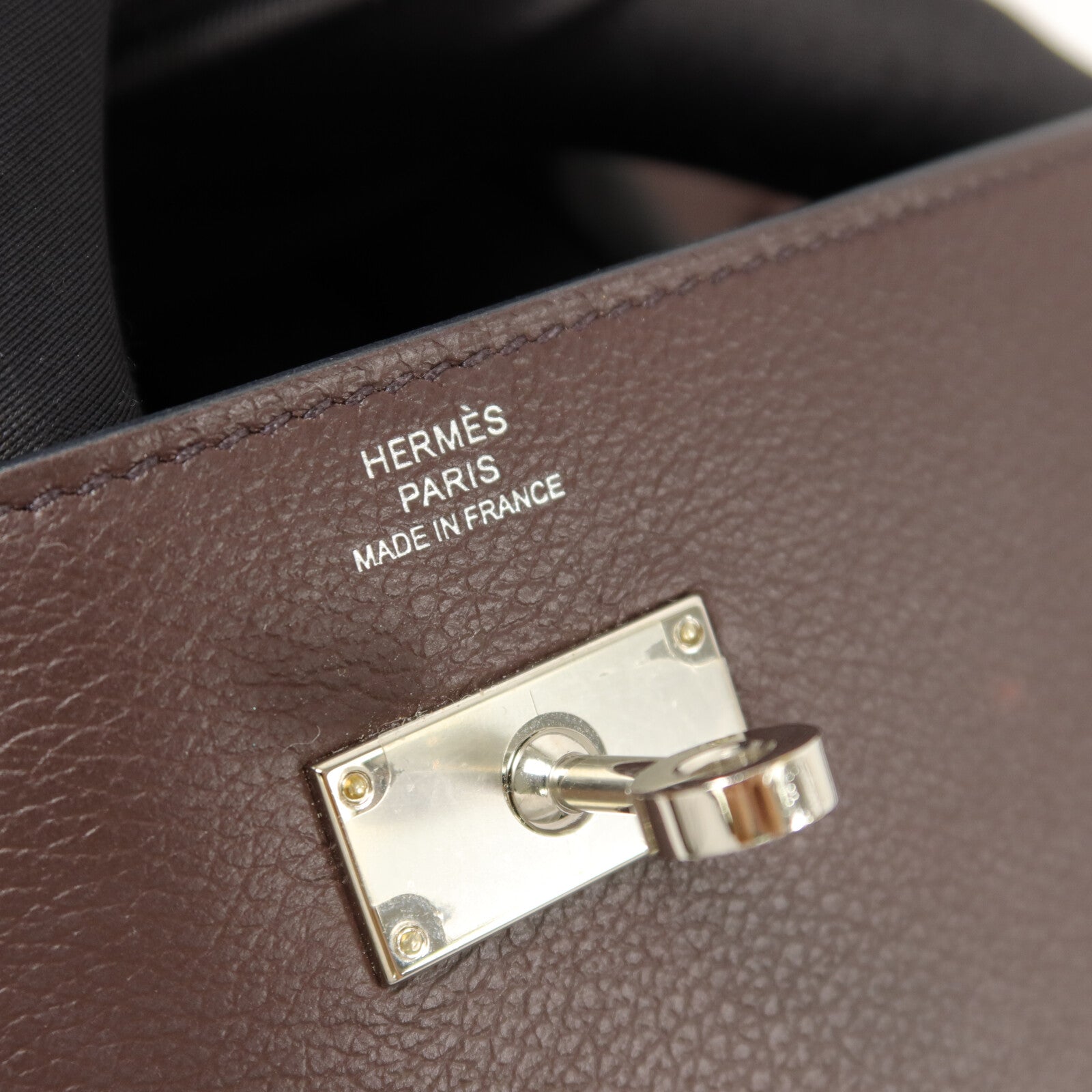 HERMES Evercolor皮革Kelly To Go肩背袋Rouge Sellier