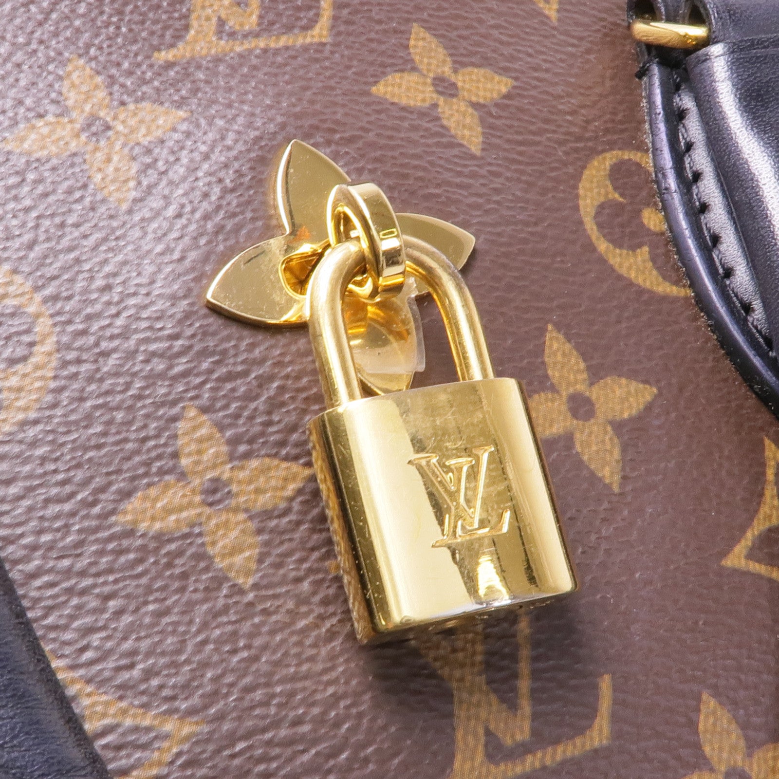 LOUIS VUITTON Monogram Flower Zip Tote金扣手挽肩背兩用袋