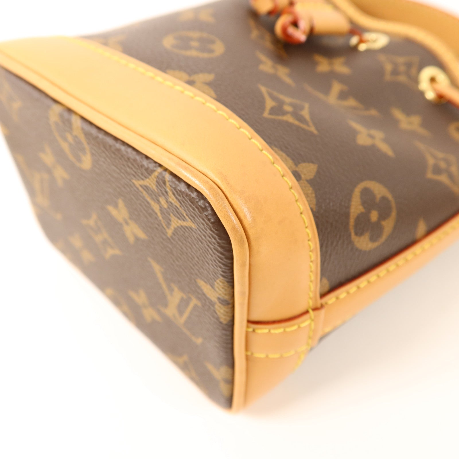 LOUIS VUITTON Monogram Nano Noe金扣手挽肩背兩用袋