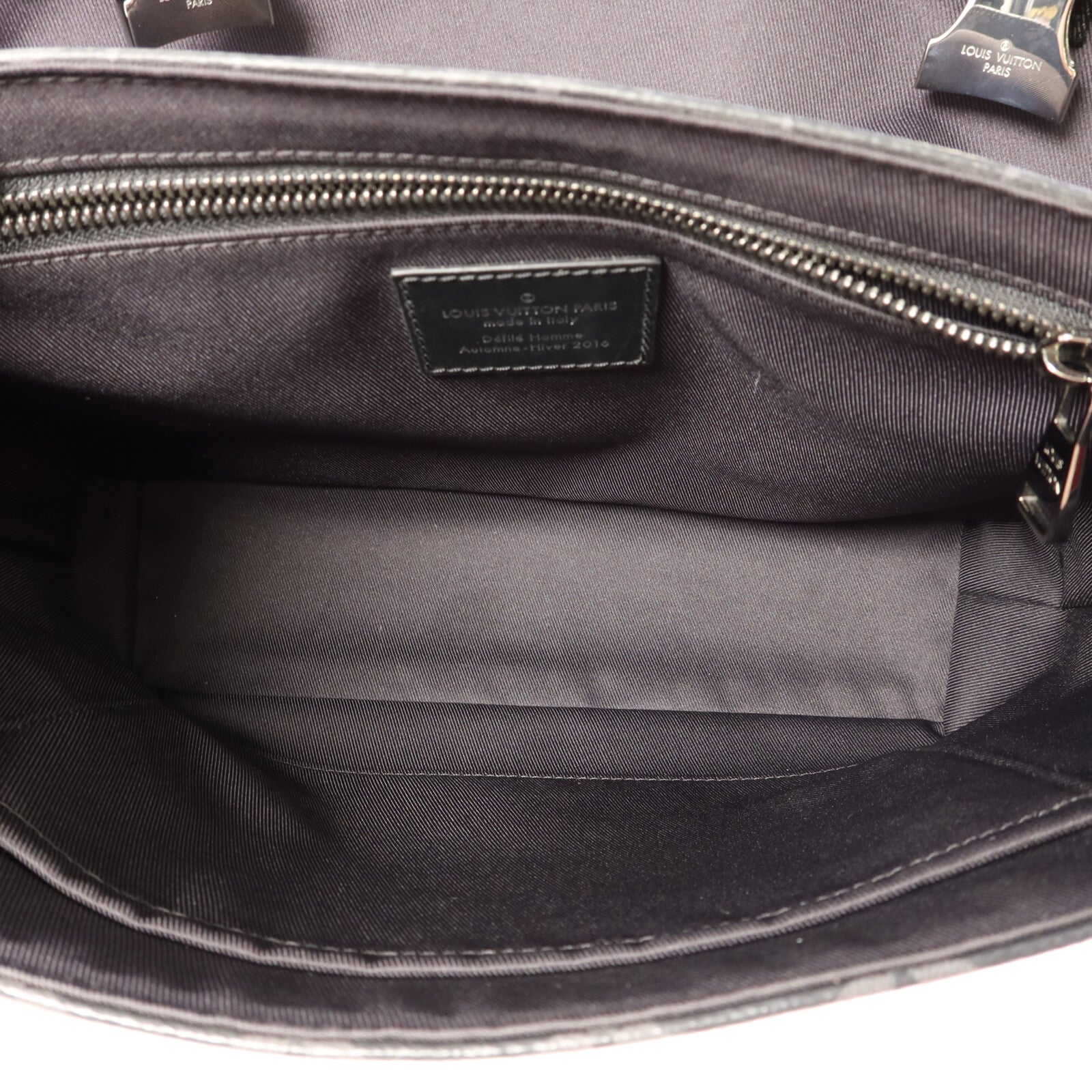 LOUIS VUITTON Monogram Eclipse Messenger PM Voyager銀扣肩背袋