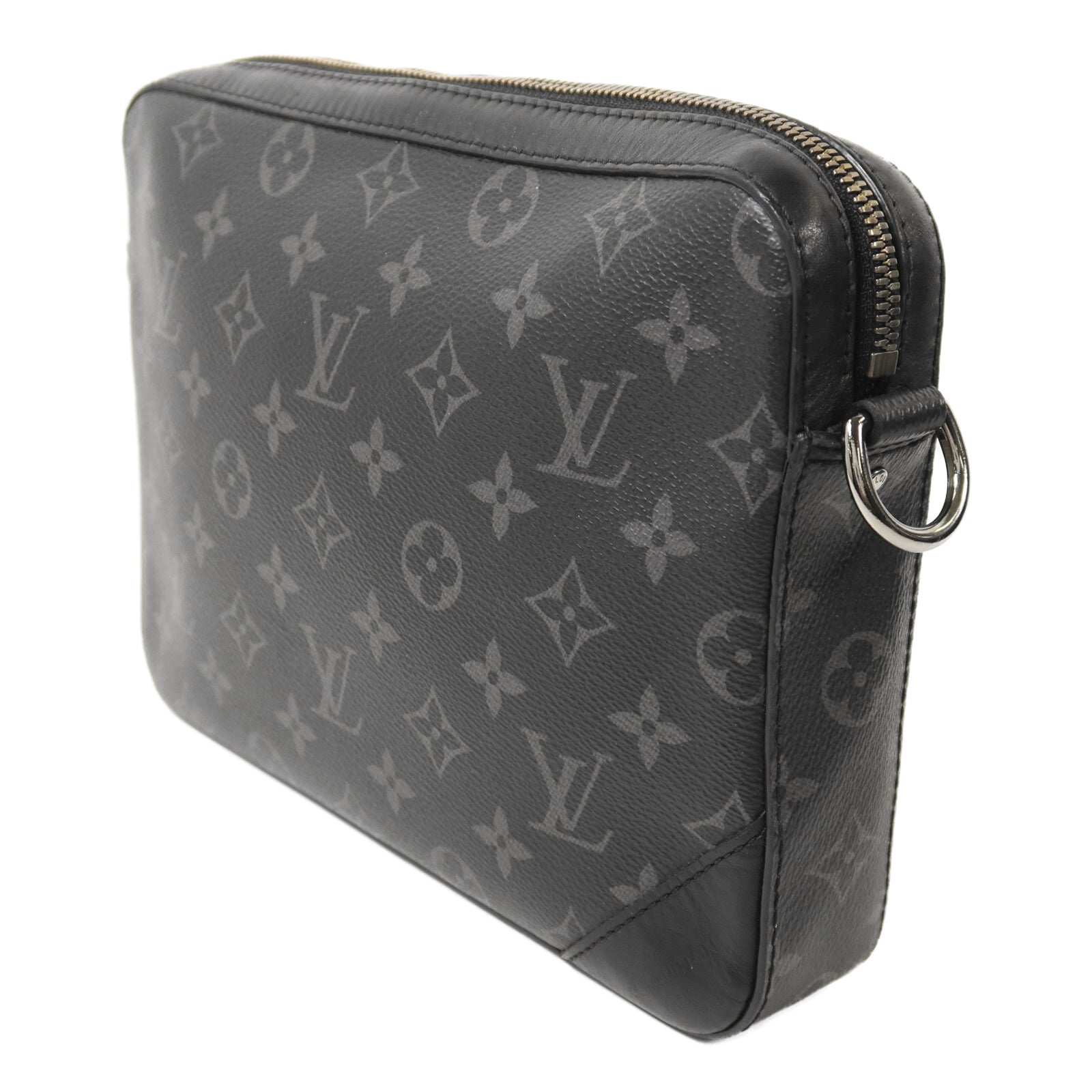 LOUIS VUITTON Monogram Eclipse Reverse Trio Messenger肩背袋