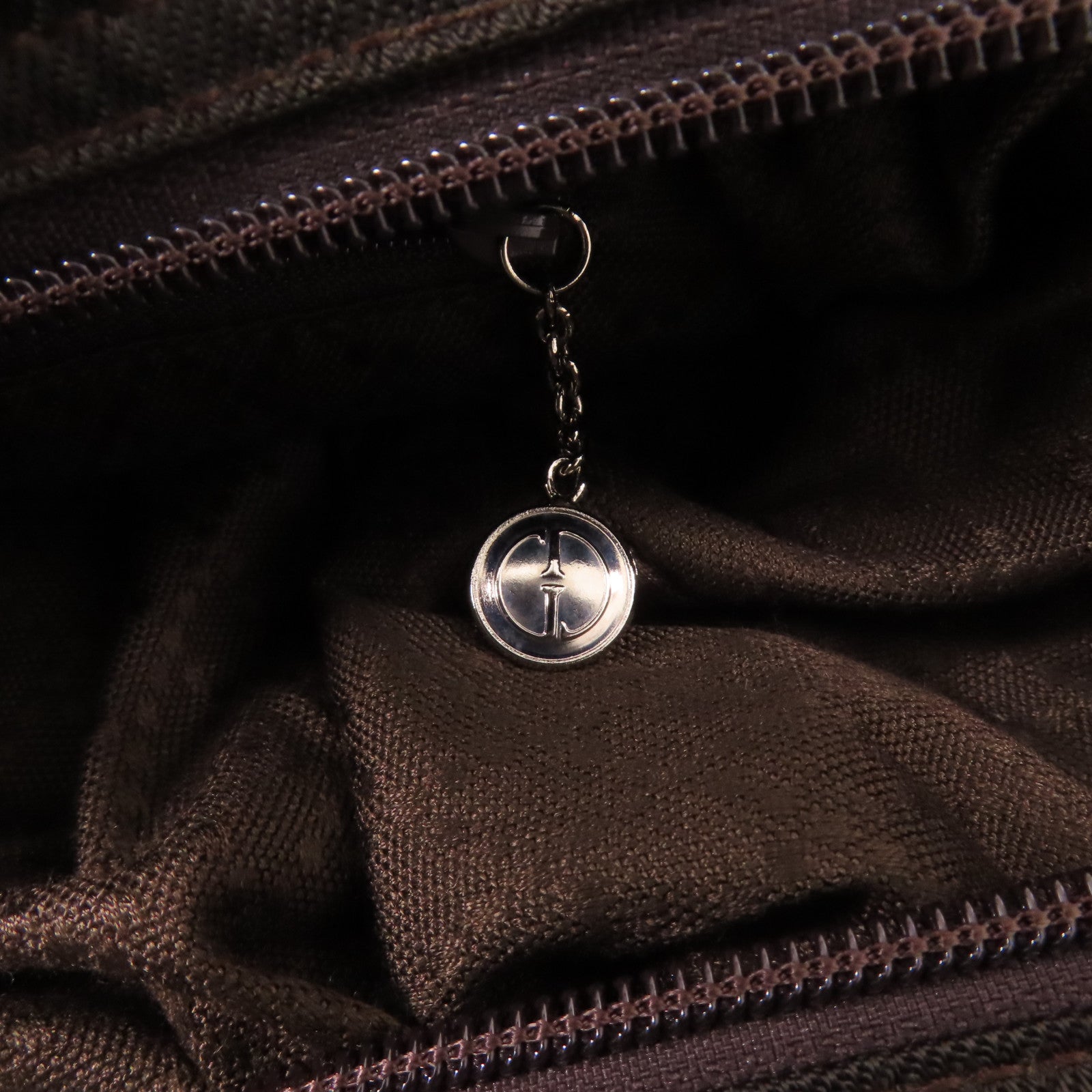 GUCCI GG SHW Tote Bag Nylon Brown