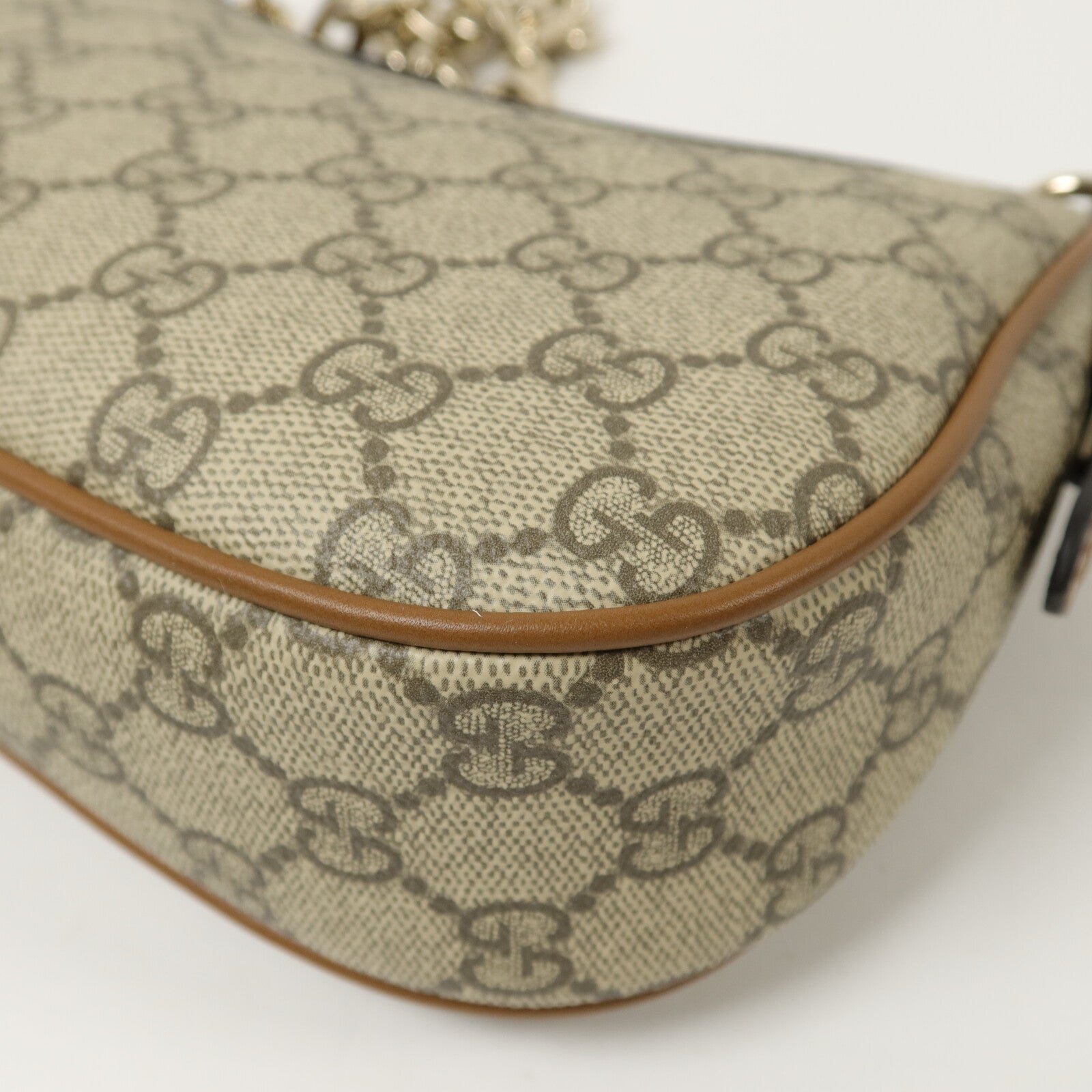 GUCCI 塗層帆布GG Emblem Small shoulder bag手挽肩背兩用袋