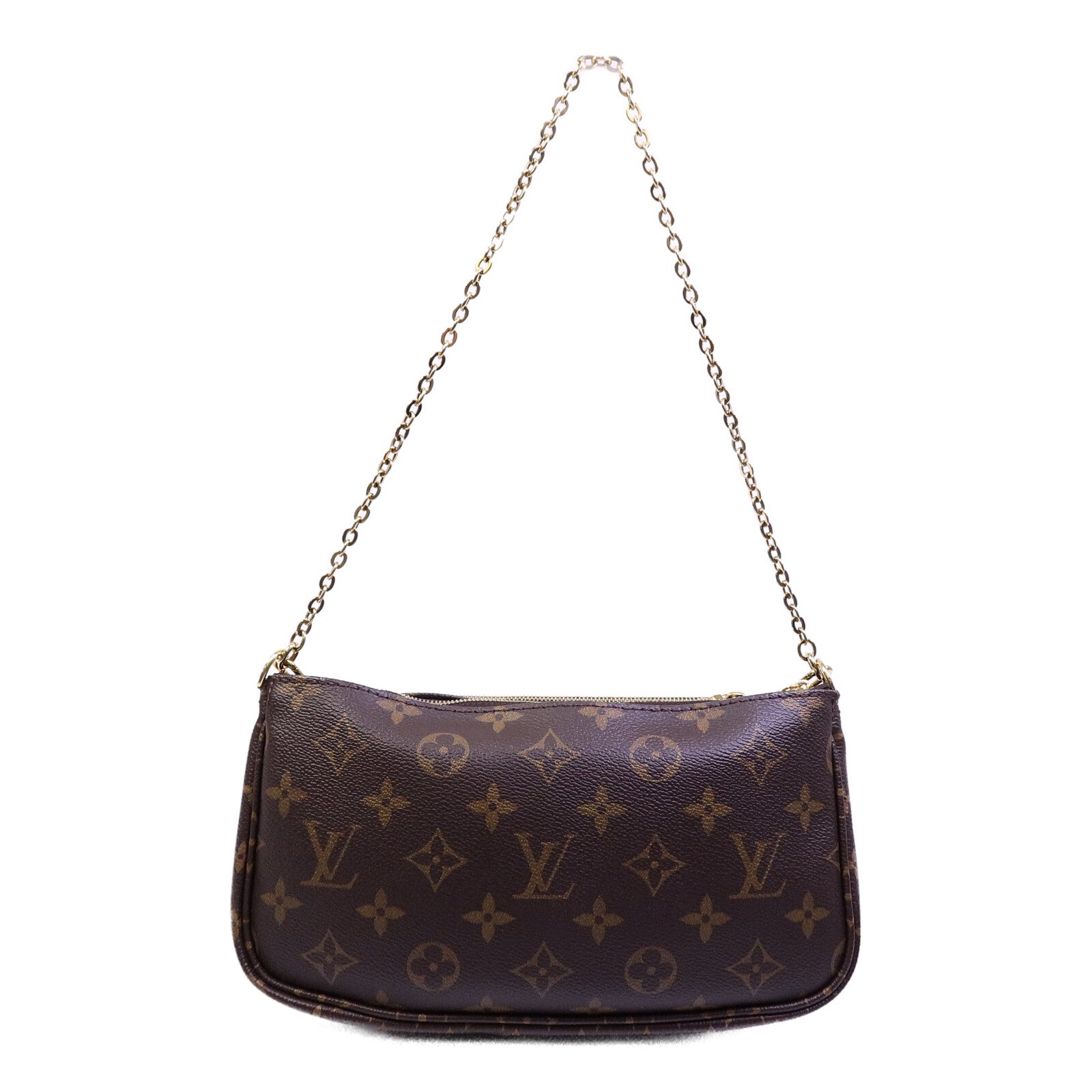 LOUIS VUITTON Monogram Multi Pochette Accessoires金扣肩背袋