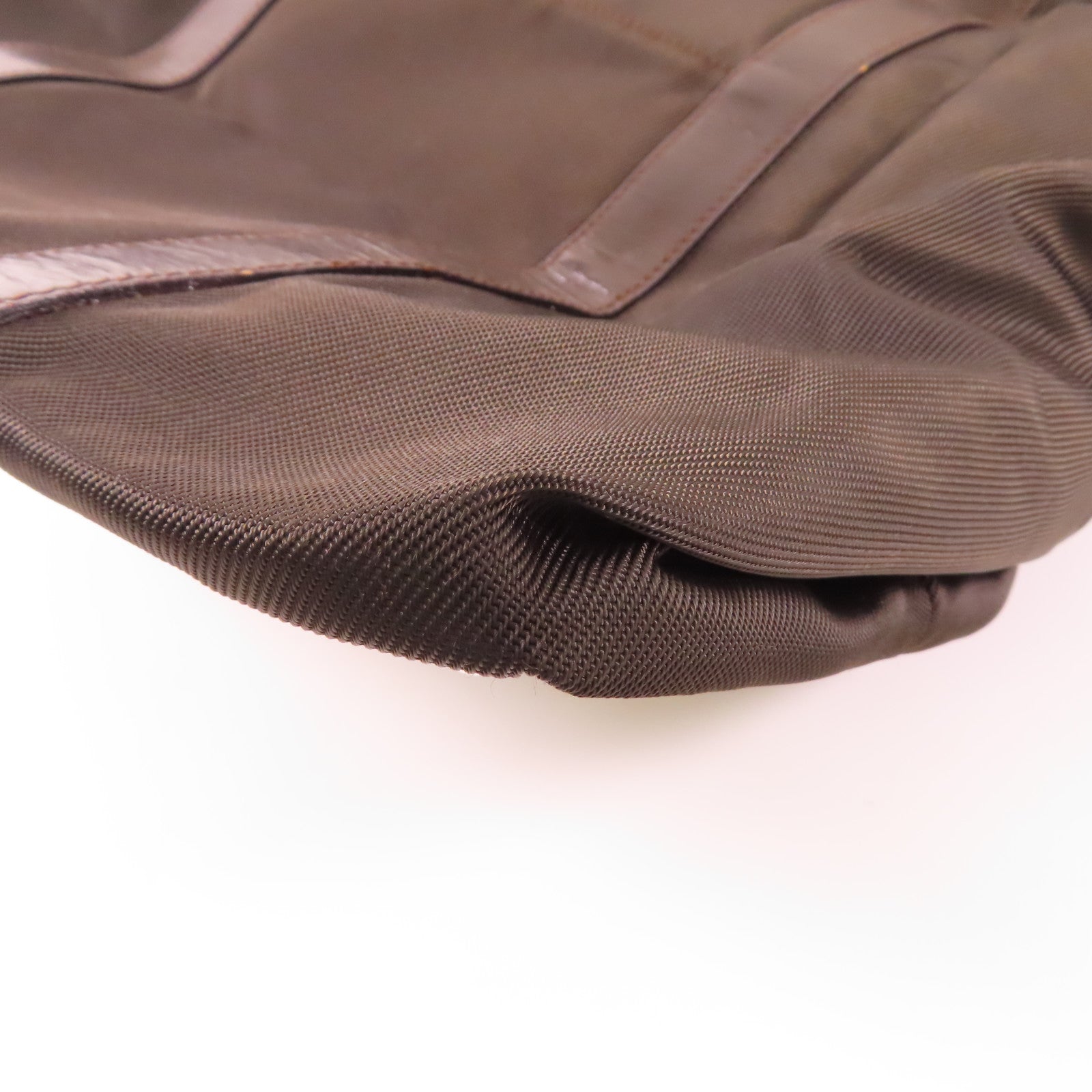 GUCCI GG SHW Tote Bag Nylon Brown