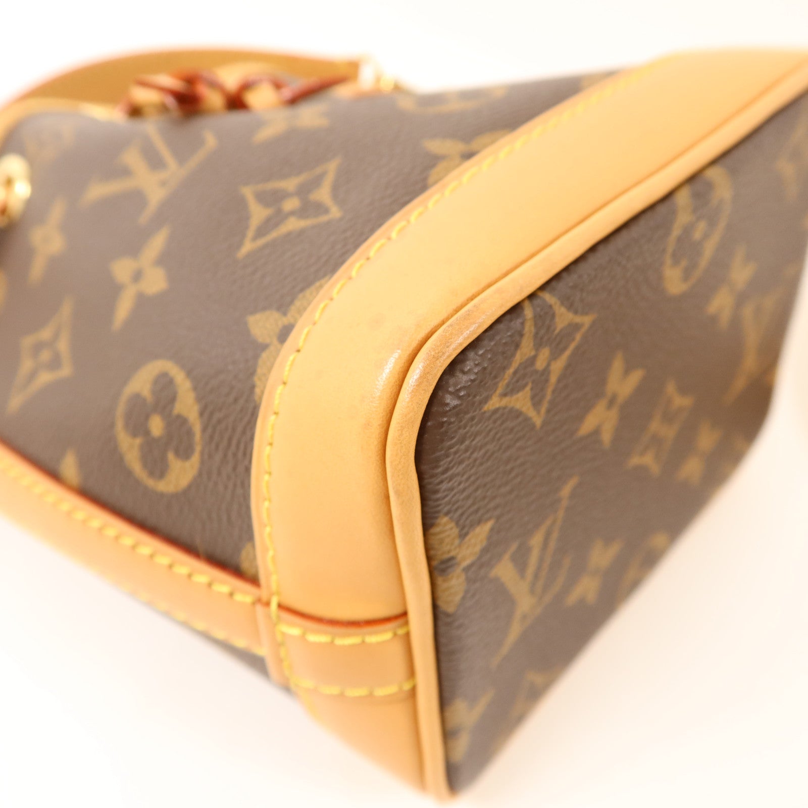 LOUIS VUITTON Monogram Nano Noe金扣手挽肩背兩用袋