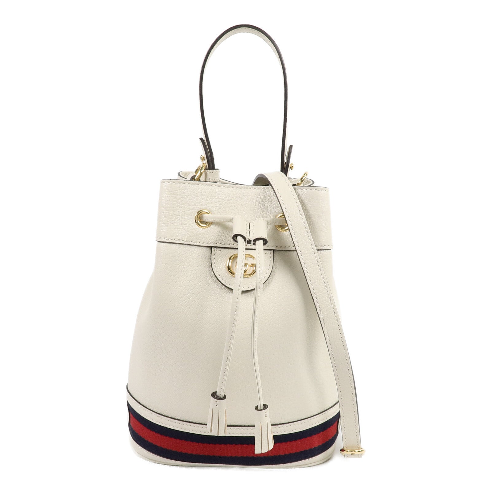 GUCCI 牛皮皮革Ophidia Bucket手挽肩背兩用袋