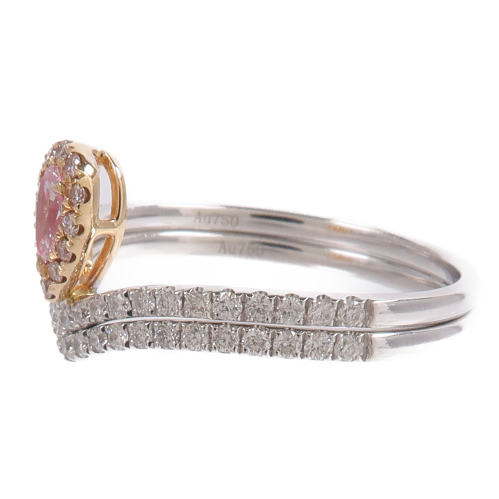 JEWELRY 18K白金/玫瑰金Ring鑽石戒指