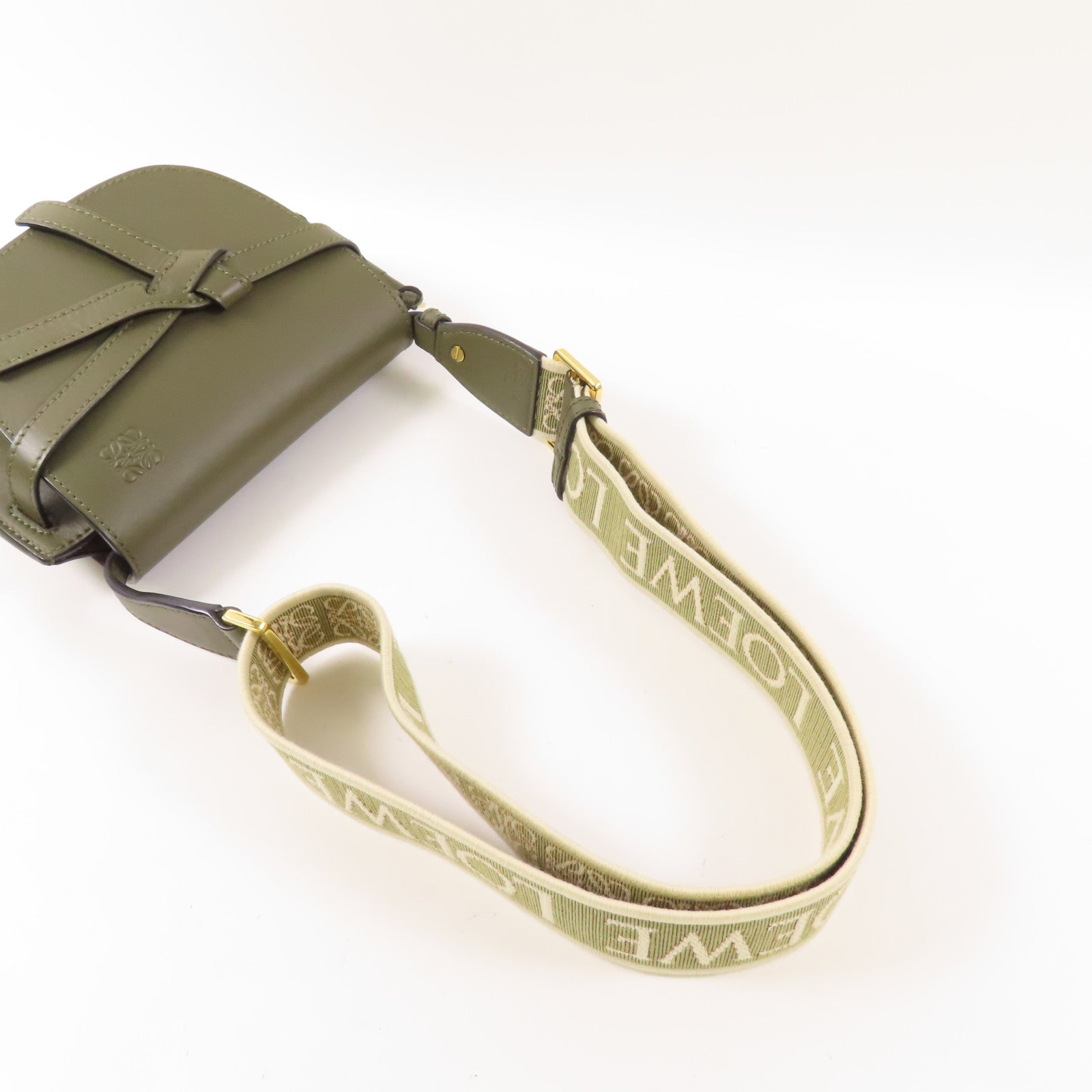 LOEWE 【激減優惠】牛皮皮革Mini Gate Dual bag肩背袋
