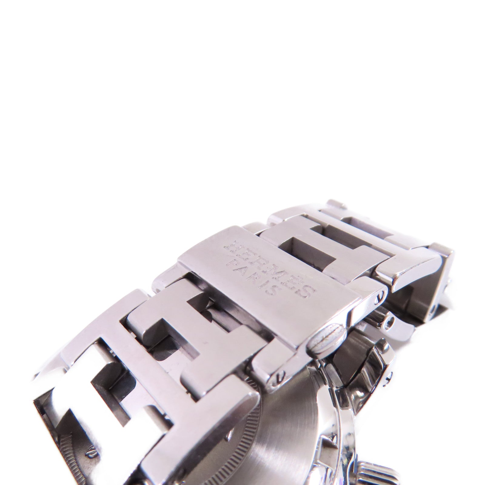 HERMES Cllipper Divers Chronograph Watch不鏽鋼石英機芯手錶藍色
