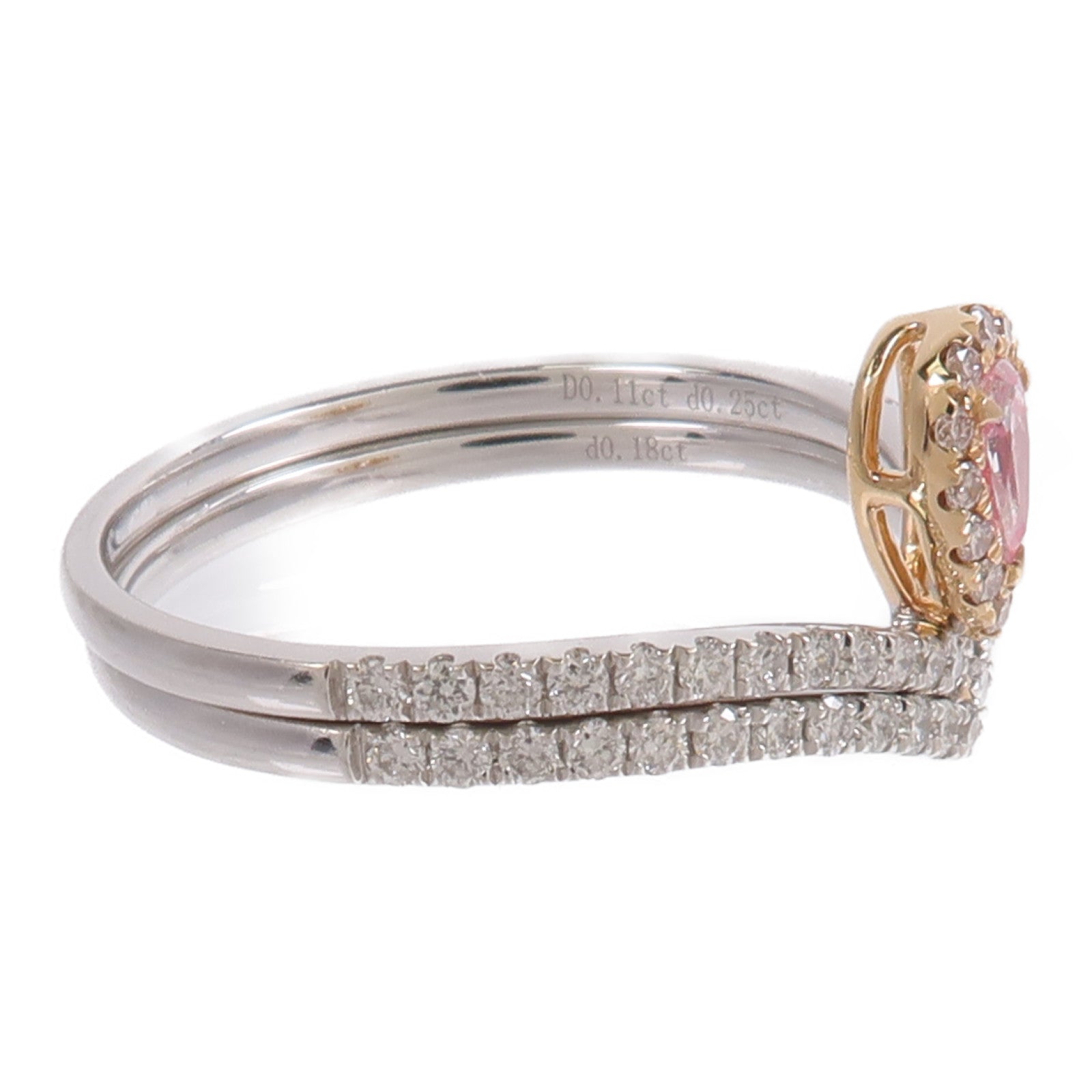 JEWELRY 18K白金/玫瑰金Ring鑽石戒指