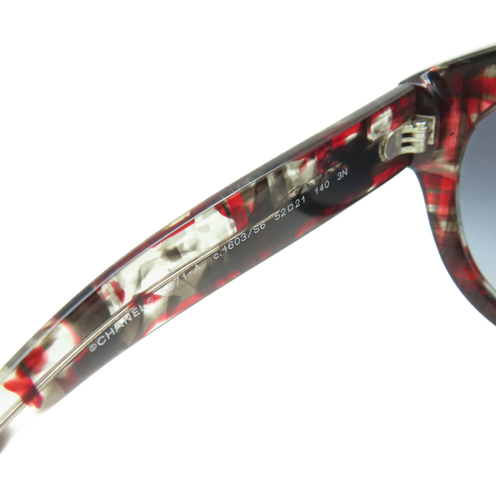 CHANEL 【激減優惠】PVC Sunglasses太陽眼鏡紅色/黑色