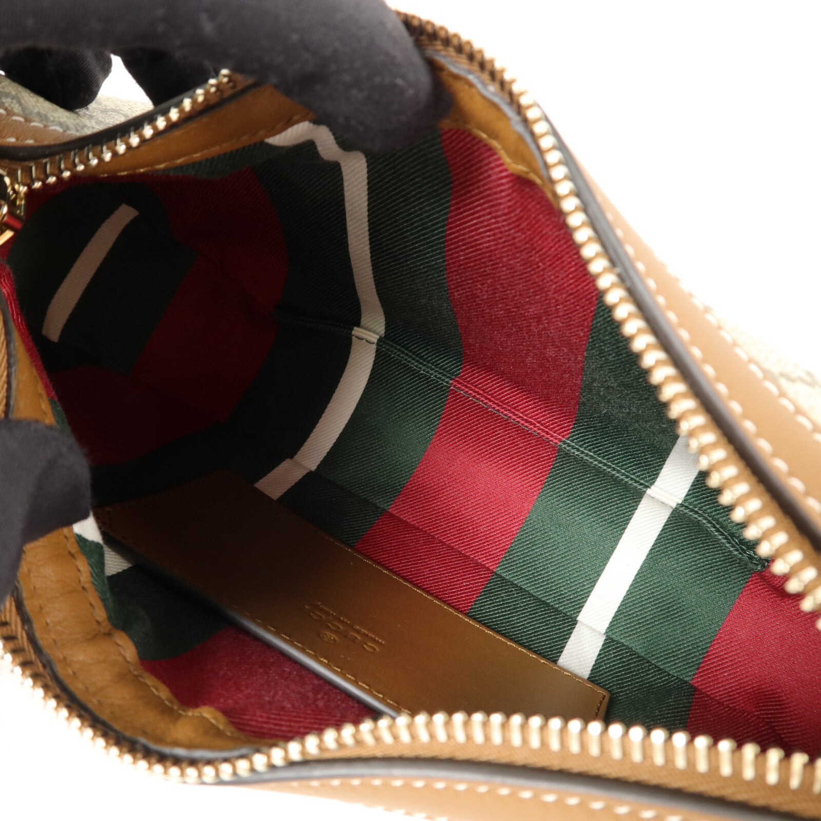GUCCI 塗層帆布GG Emblem Small shoulder bag手挽肩背兩用袋