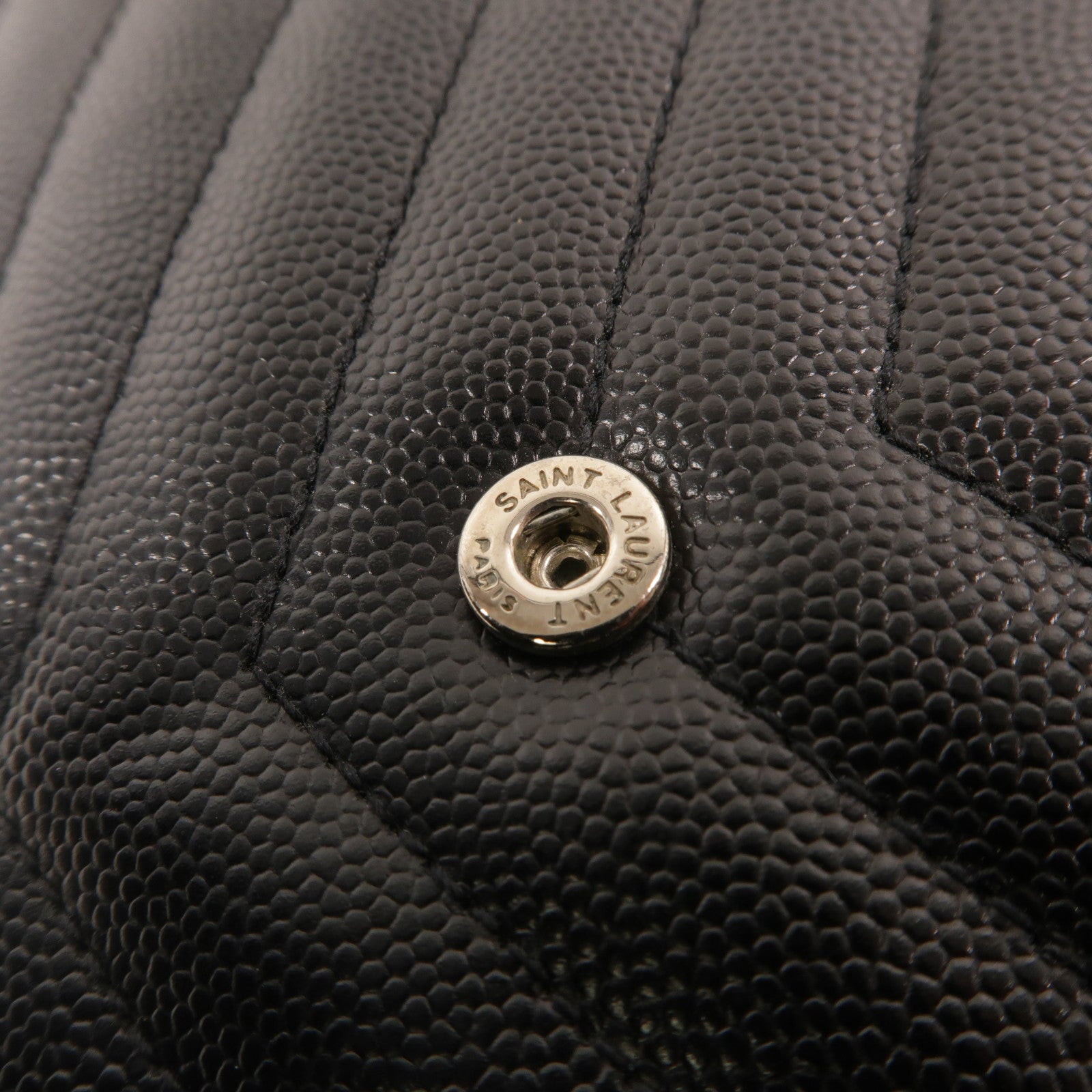 SAINT LAURENT 牛皮皮革Cassandre Chain Wallet鏈帶肩背袋