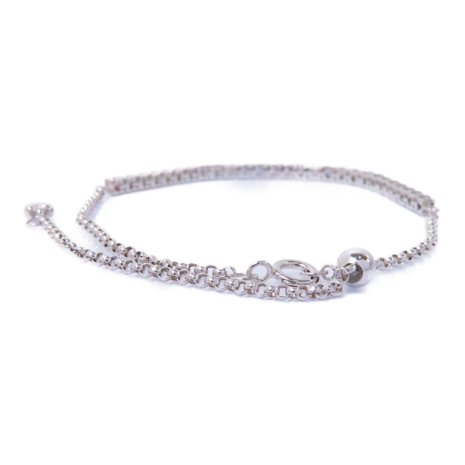 JEWELRY 【激減優惠】18K白金Color Stone Bracelet手鏈彩色