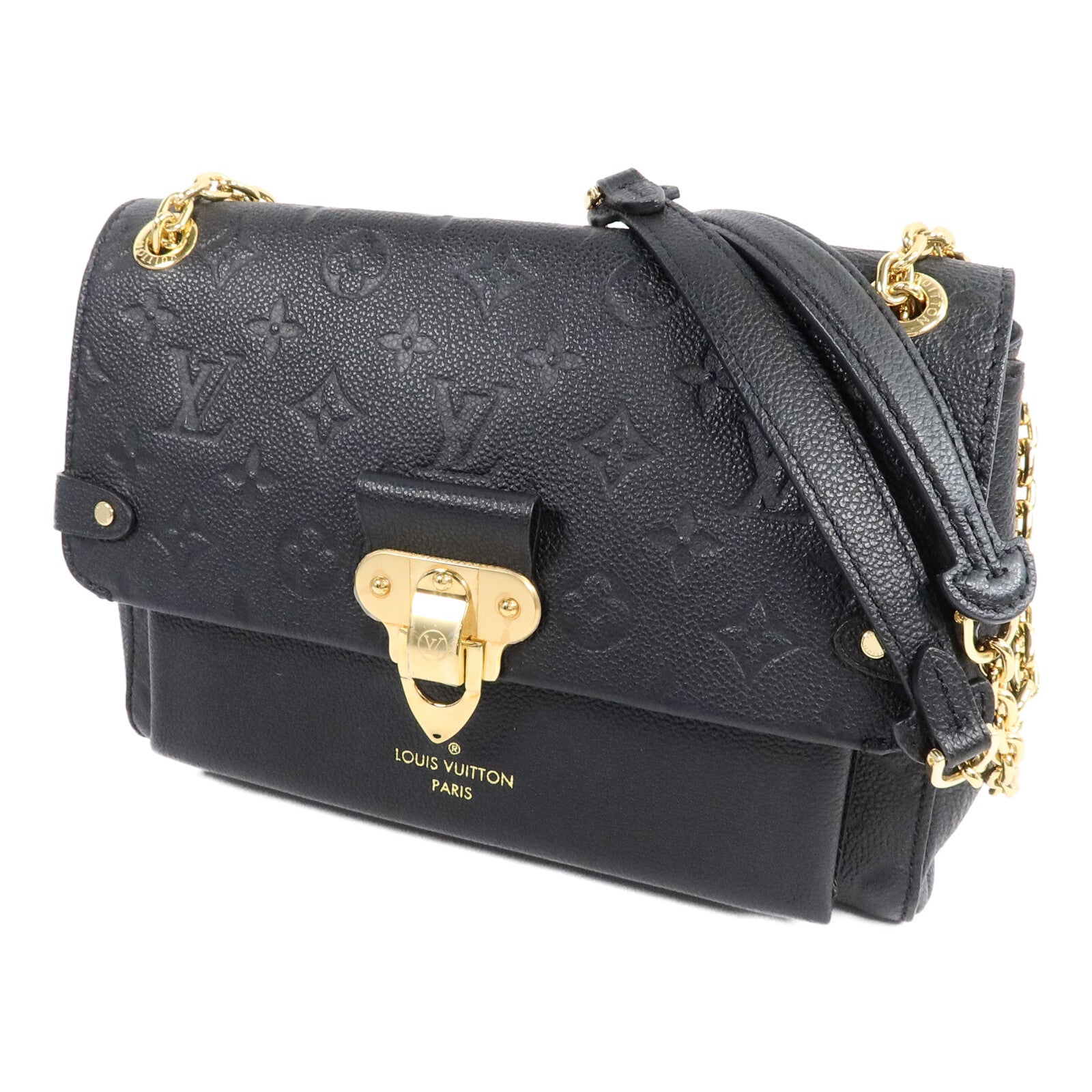 LOUIS VUITTON Monogram Empreinte Vavin PM金扣肩背袋