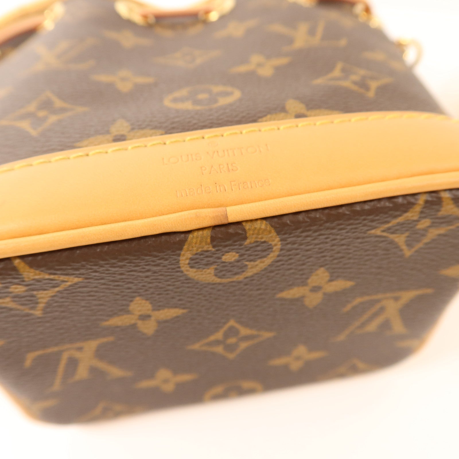 LOUIS VUITTON Monogram Nano Noe金扣手挽肩背兩用袋