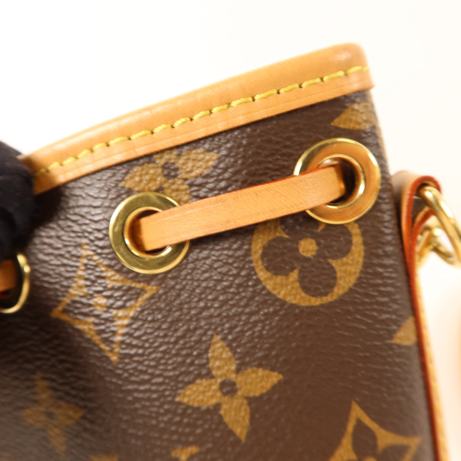 LOUIS VUITTON Monogram Nano Noe金扣手挽肩背兩用袋