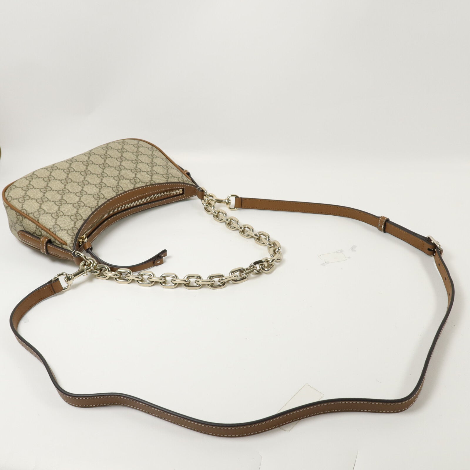 GUCCI 塗層帆布GG Emblem Small shoulder bag手挽肩背兩用袋