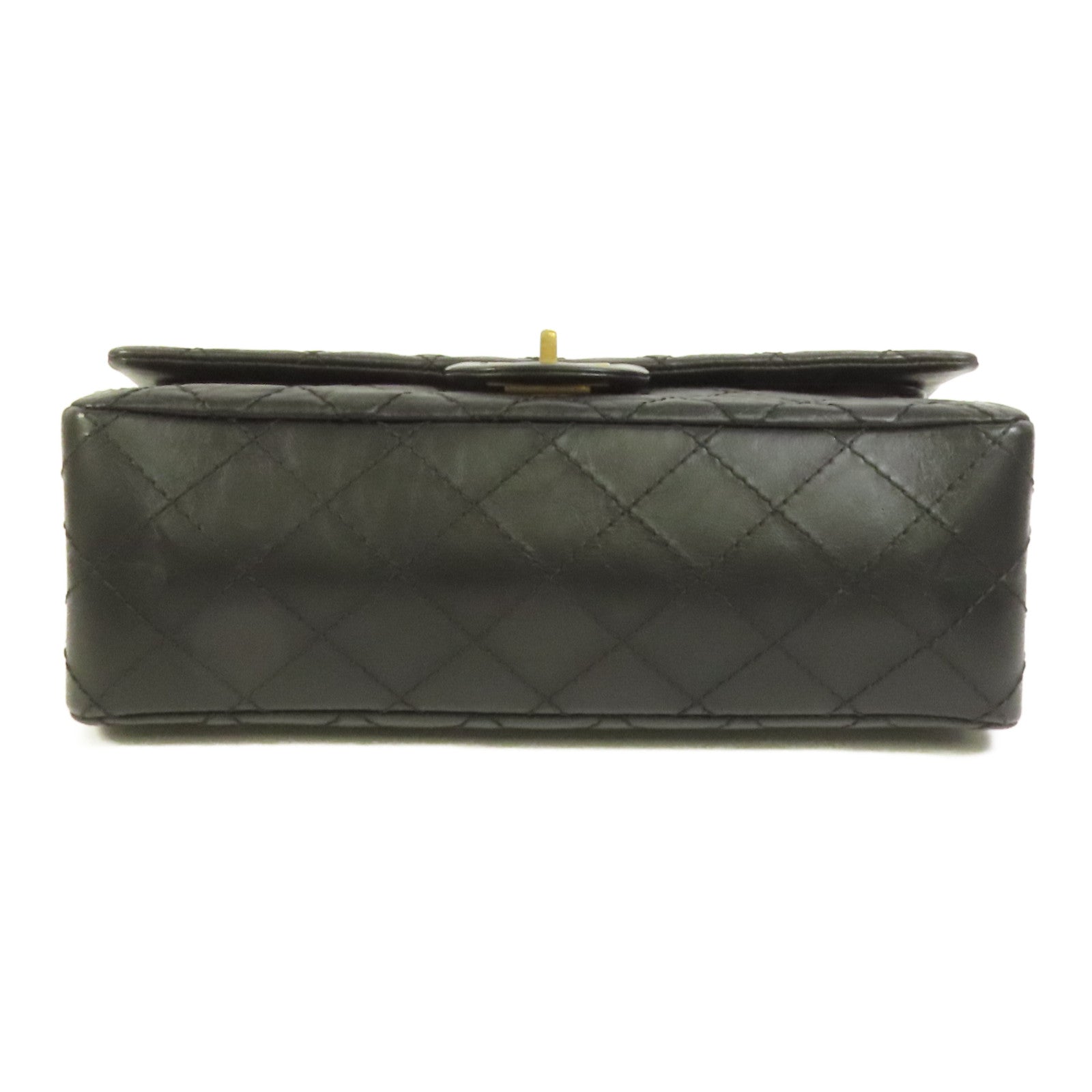 CHANEL 牛皮皮革2.55 Medium金扣鏈帶肩背袋