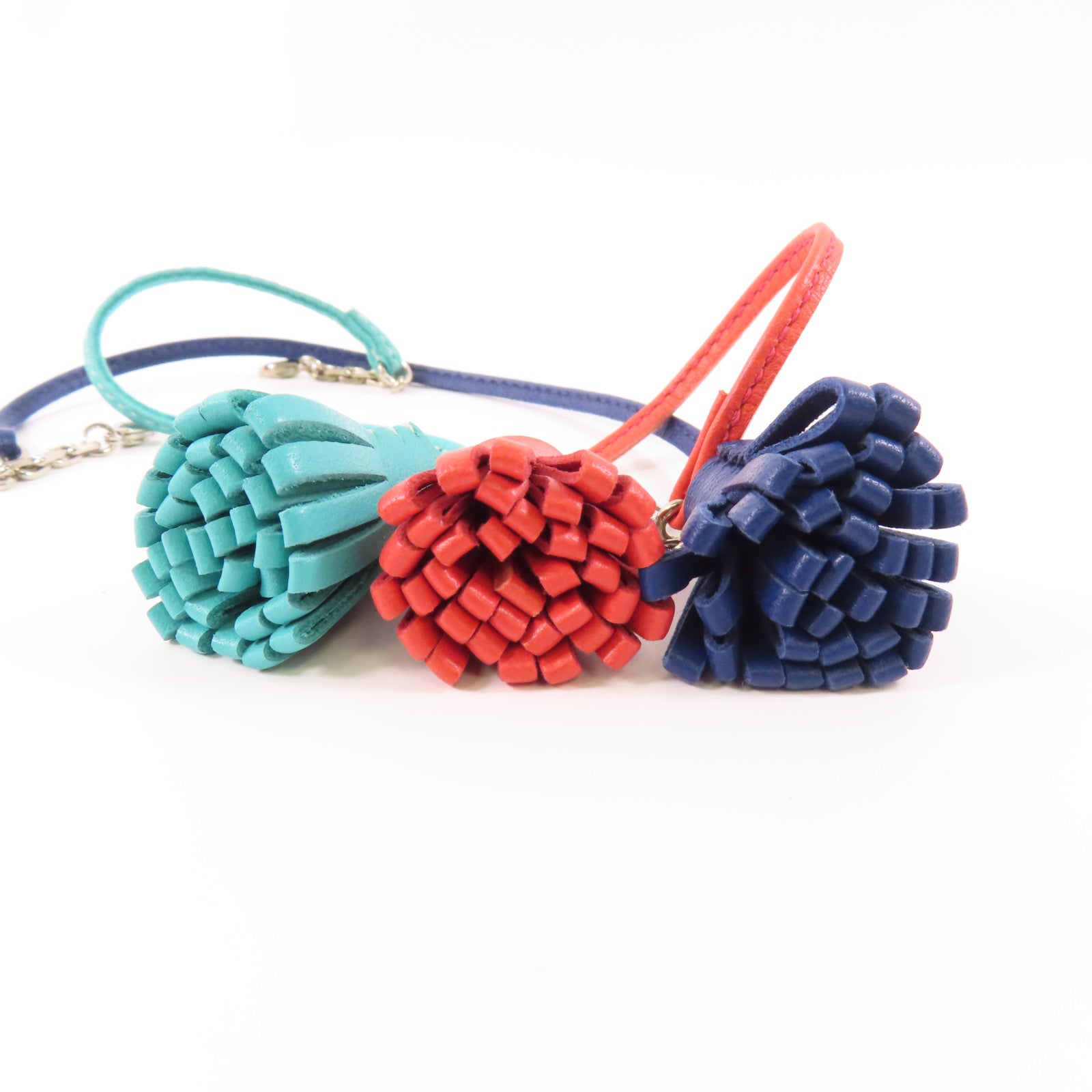 HERMES PHW Pagemarker Veau Swift Leather Navy Red Green