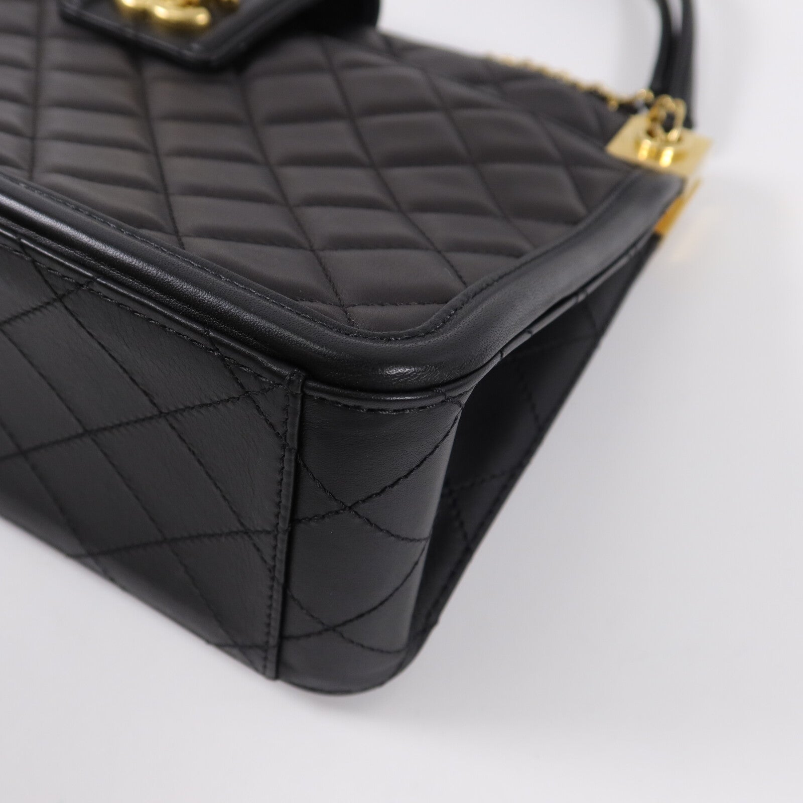 CHANEL 羊皮皮革Elegant CC shopping tote手挽袋